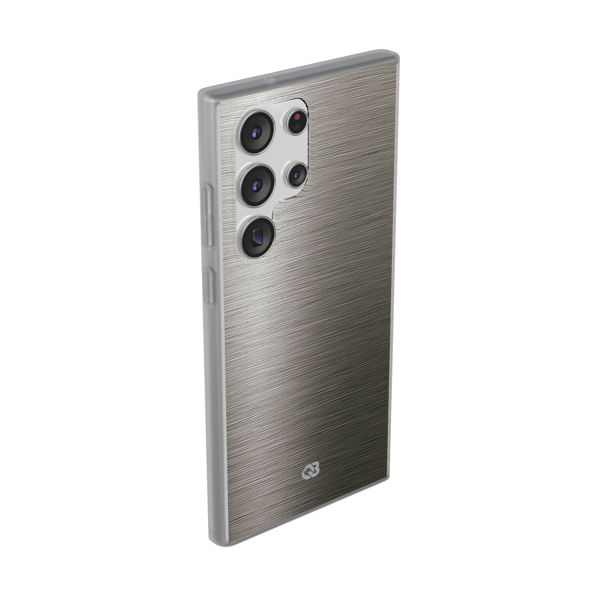 Grey Lite Phone Case for Samsung - Brushed Industrial Steel