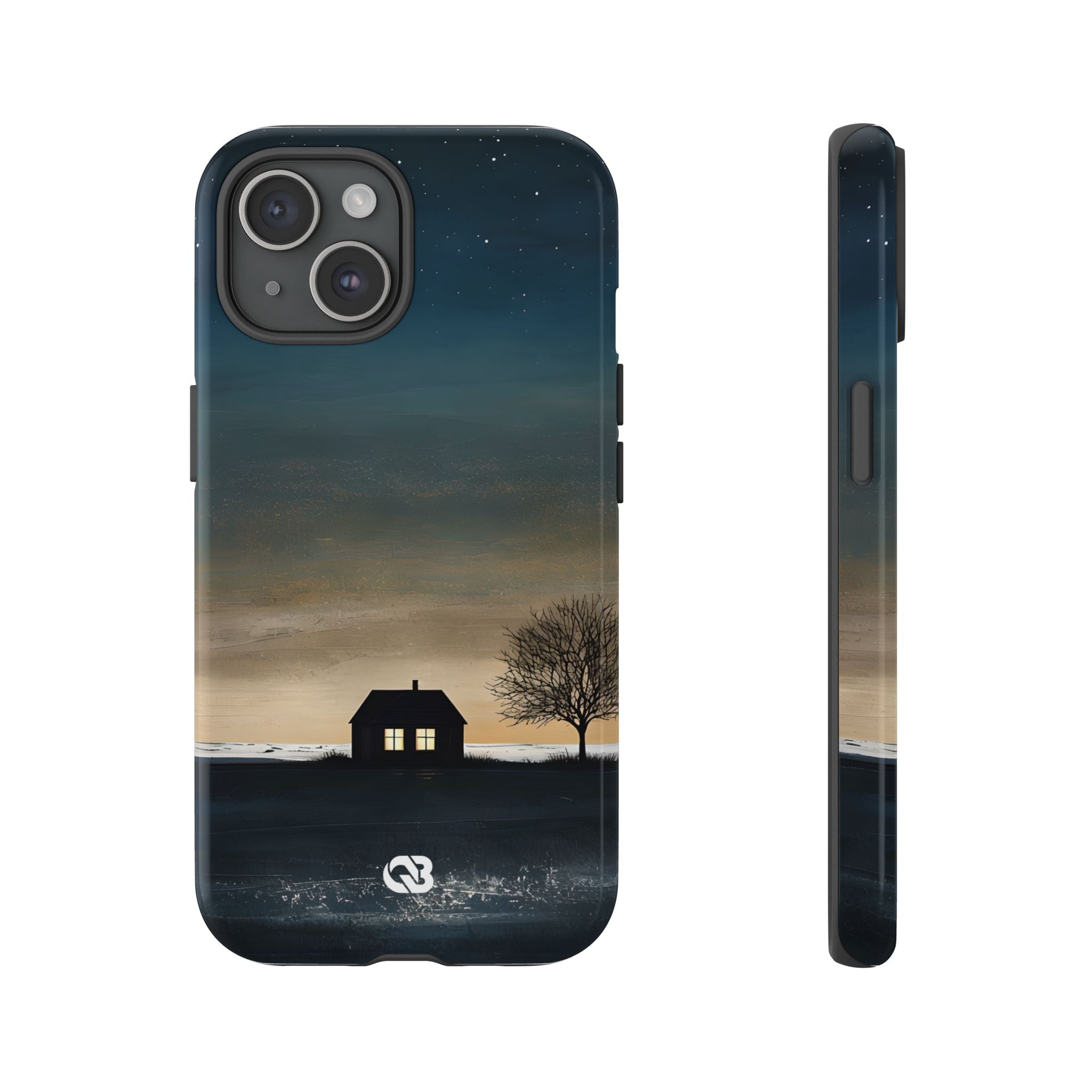 Midnight Cabin Glow · Tough Hoesje voor iPhone