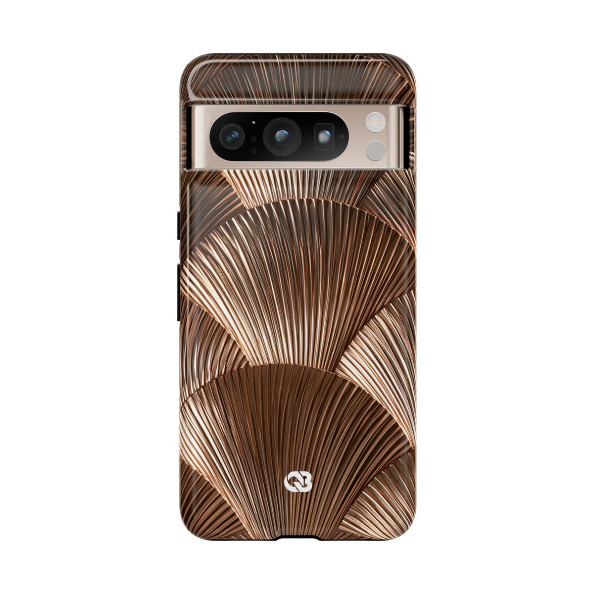 Rose Gilded Fan · Tough Phone Case for Pixel · Gold