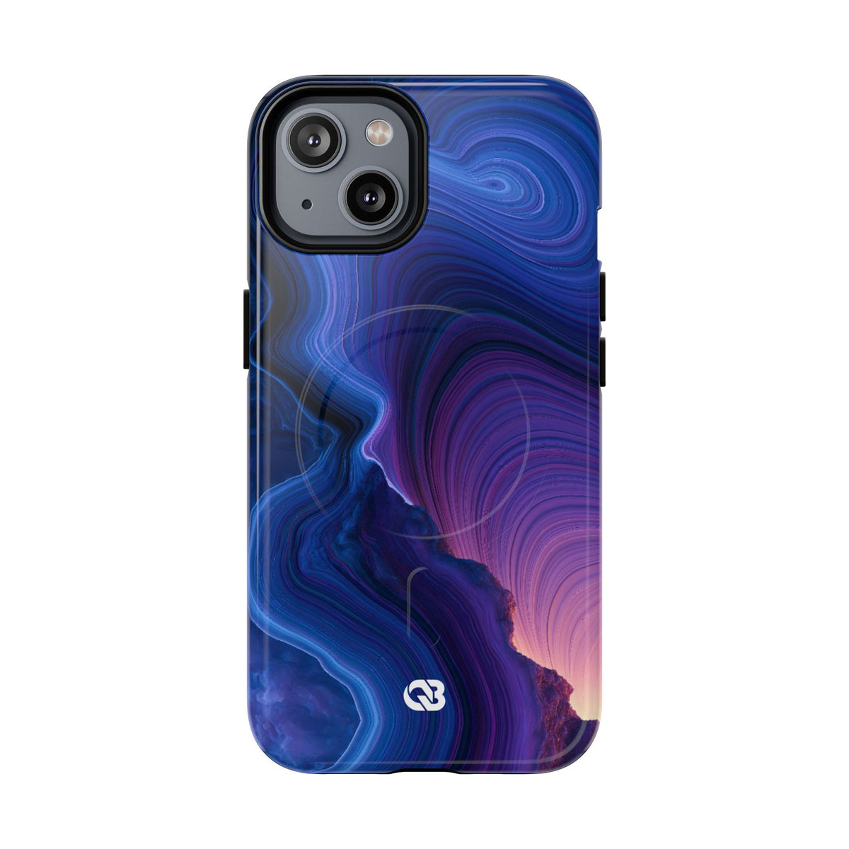 Radiant Strata · Tough 2.0 Magnetic Phone Case for iPhone · Blue