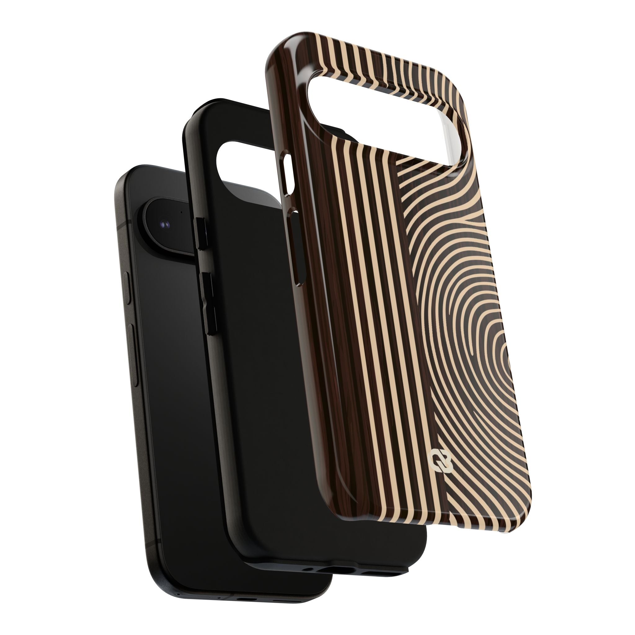 Brown Tough Phone Case for Google Pixel - Espresso Sand Ridge