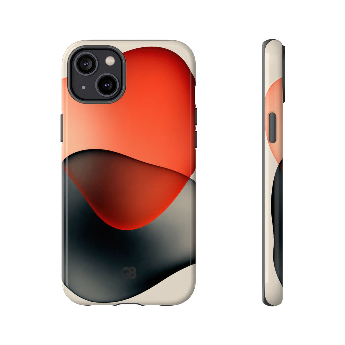 Translucent Crimson Form · Tough Phone Case for iPhone · Red
