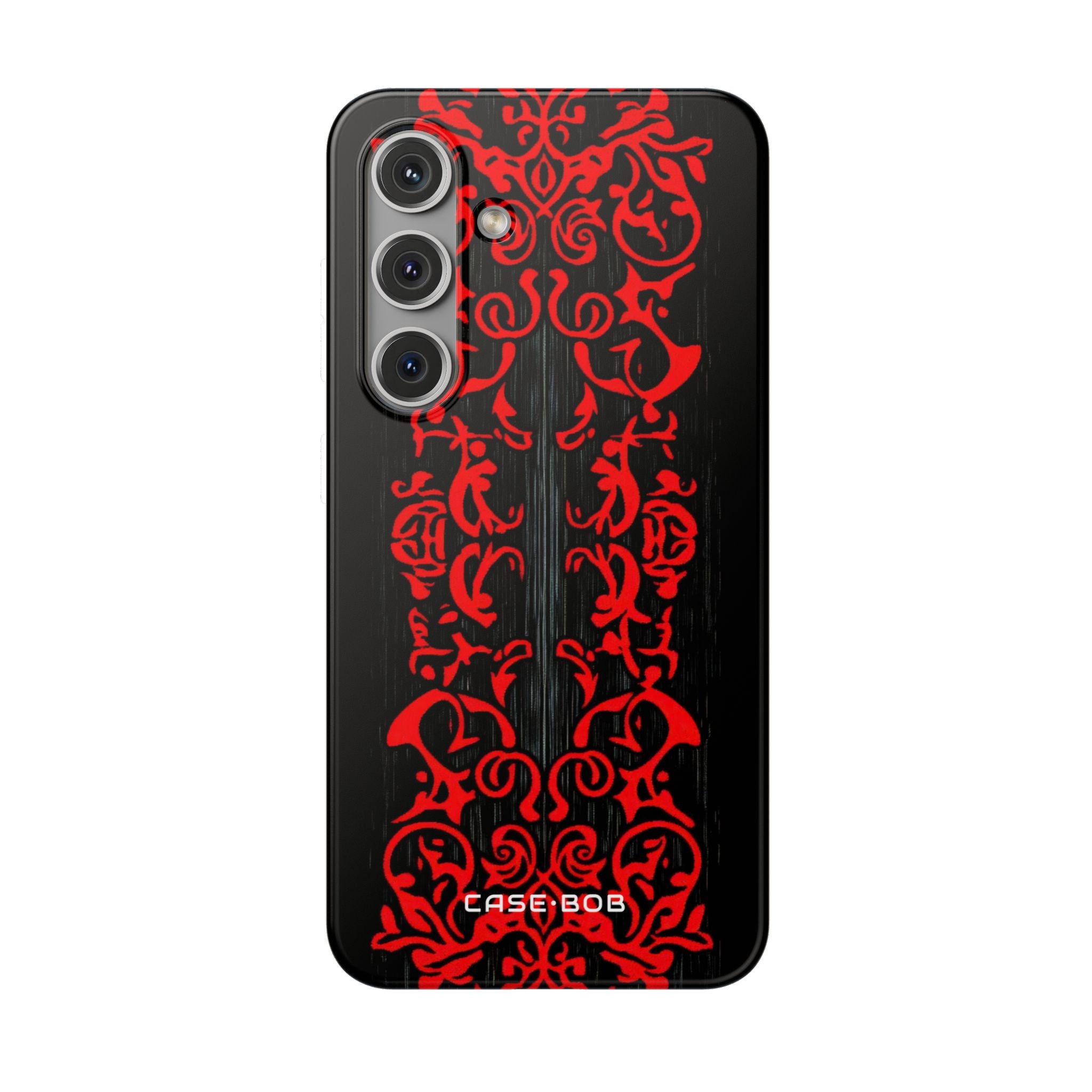 Crimson Spiral Samsung S24 Case - Soft