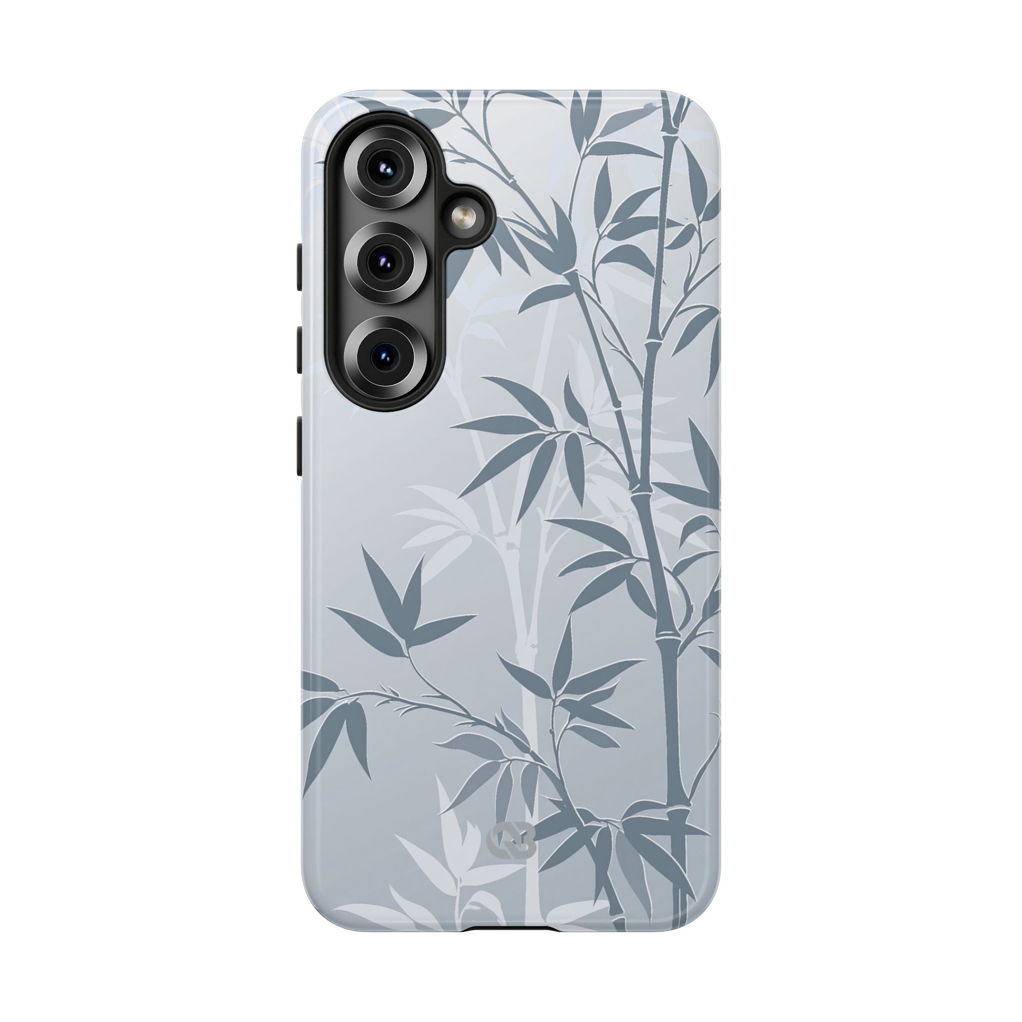 Blue Tough Phone Case for Samsung - Slate Bamboo Shadow