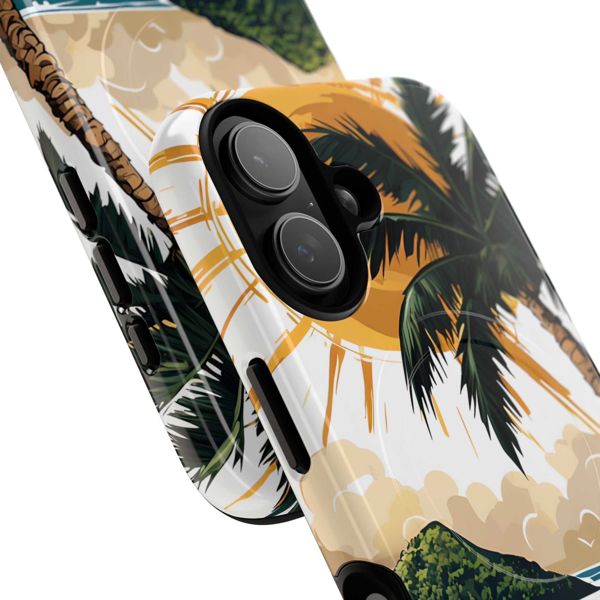 Sunny Palm Breeze iPhone 17 Case - Tough+ - CASE•BOB