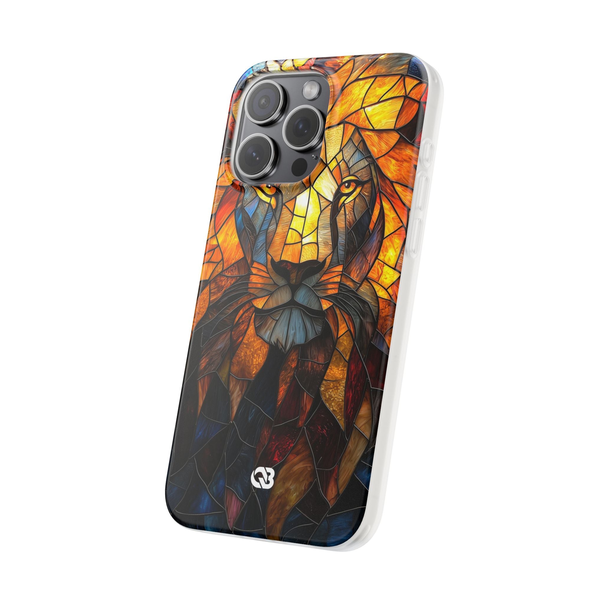 Amber Glass Lion · Soft Phone Case for iPhone