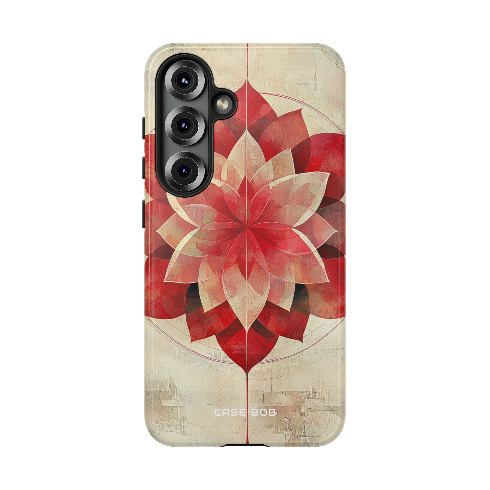 Crimson Bloom Samsung S25 Case - Tough
