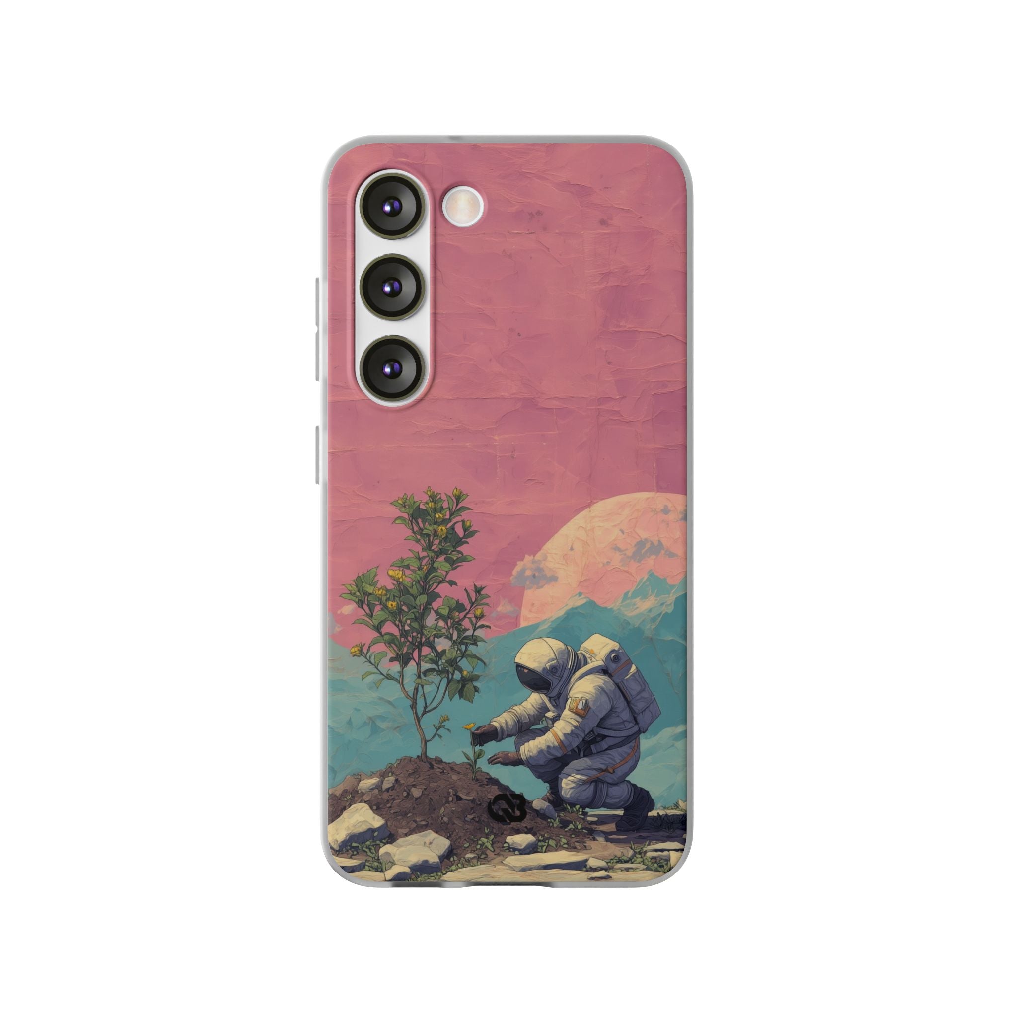 Lunar Pastel Bloom · Soft Phone Case for Samsung