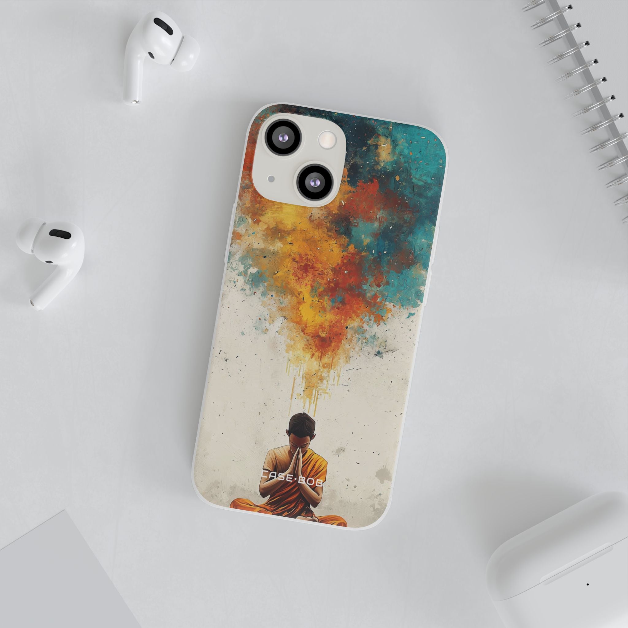Meditativer Glow iPhone 13 mini Case - Soft