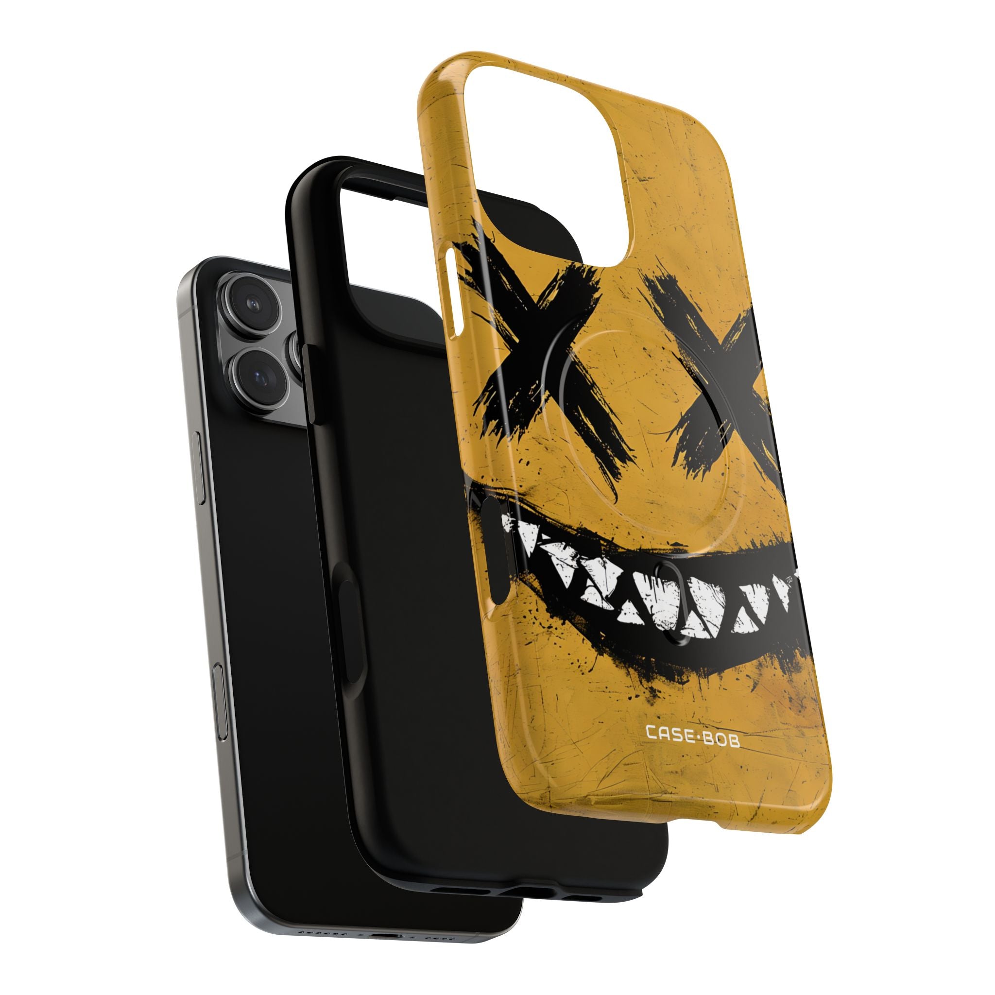 Gezacktes Lächeln Gelb iPhone 16 Pro Max Case - Tough+