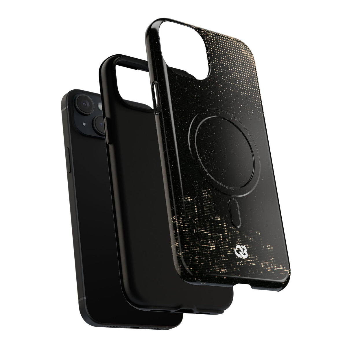 Lunar Metropolis Nocturne · Tough 2.0 Magnetic Phone Case for iPhone · Black