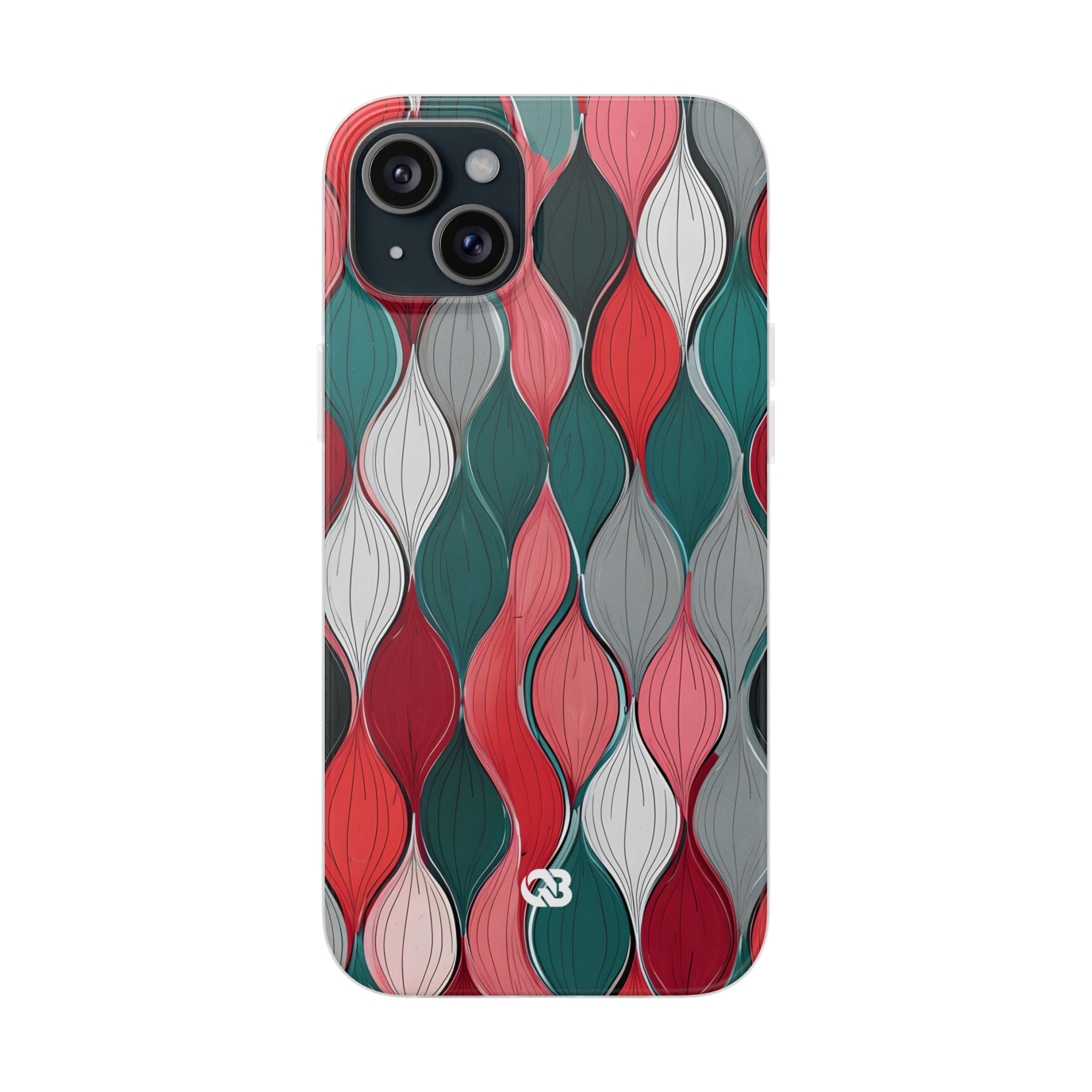 Slate Rose Ripple · Soft Phone Case for iPhone
