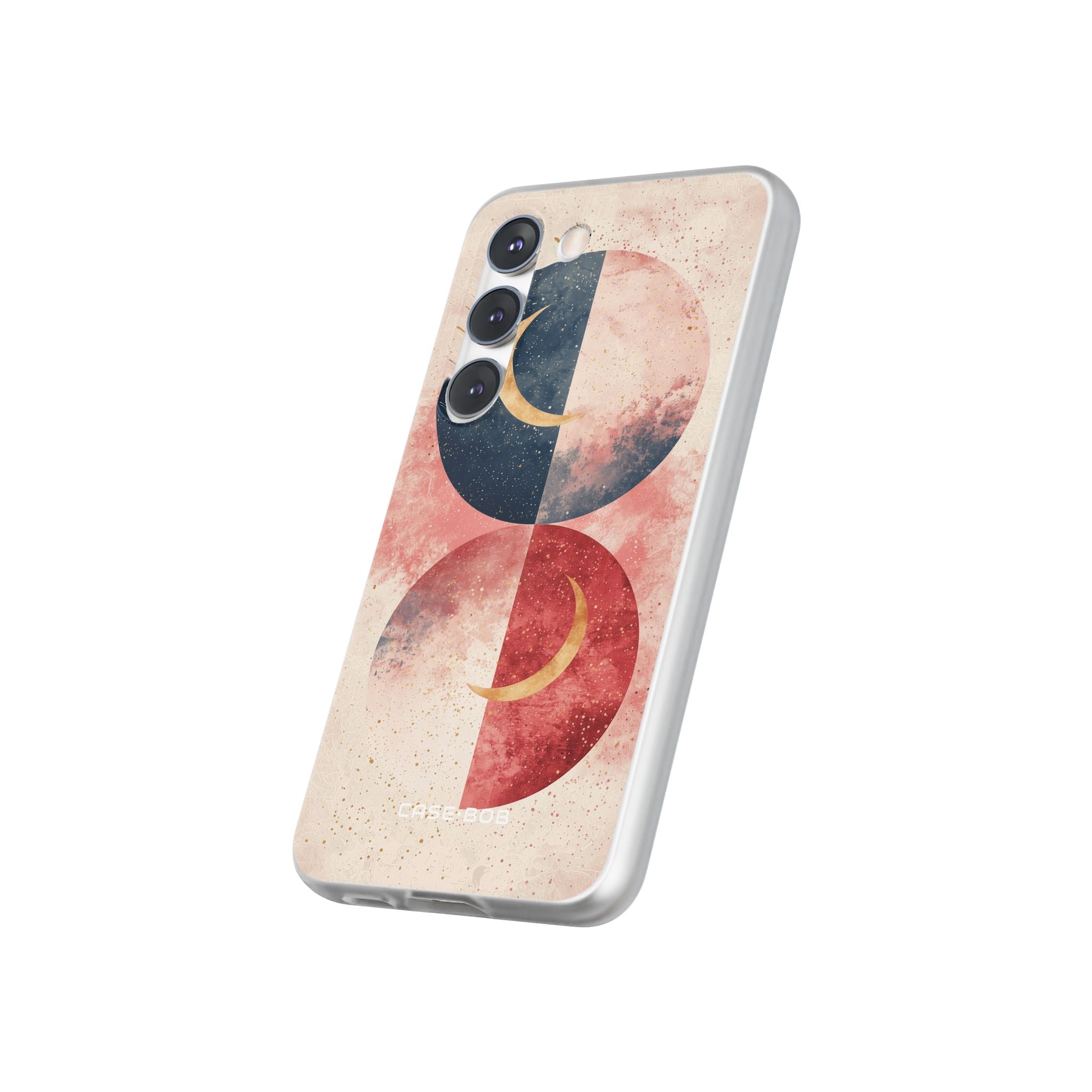 Kultainen kaarisilmukka Samsung S23 -pehmeä suojus