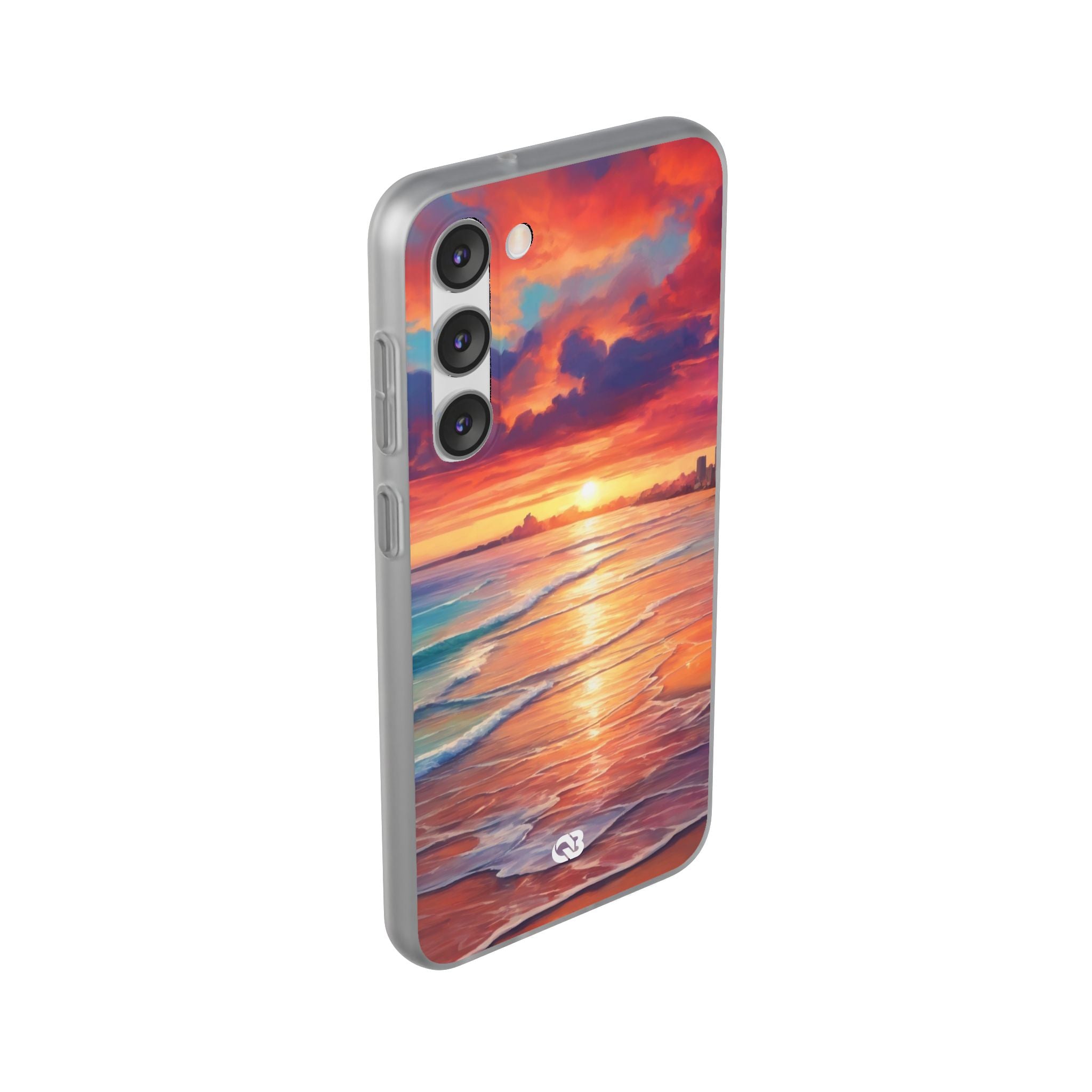 Crimson Shore Horizon · Soft Handyhülle für Samsung