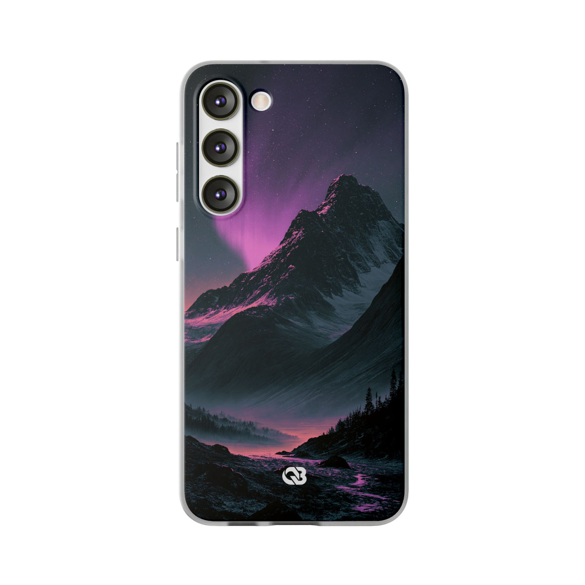 Arctic Aurora Summit · Lite Phone Case for Samsung · Black