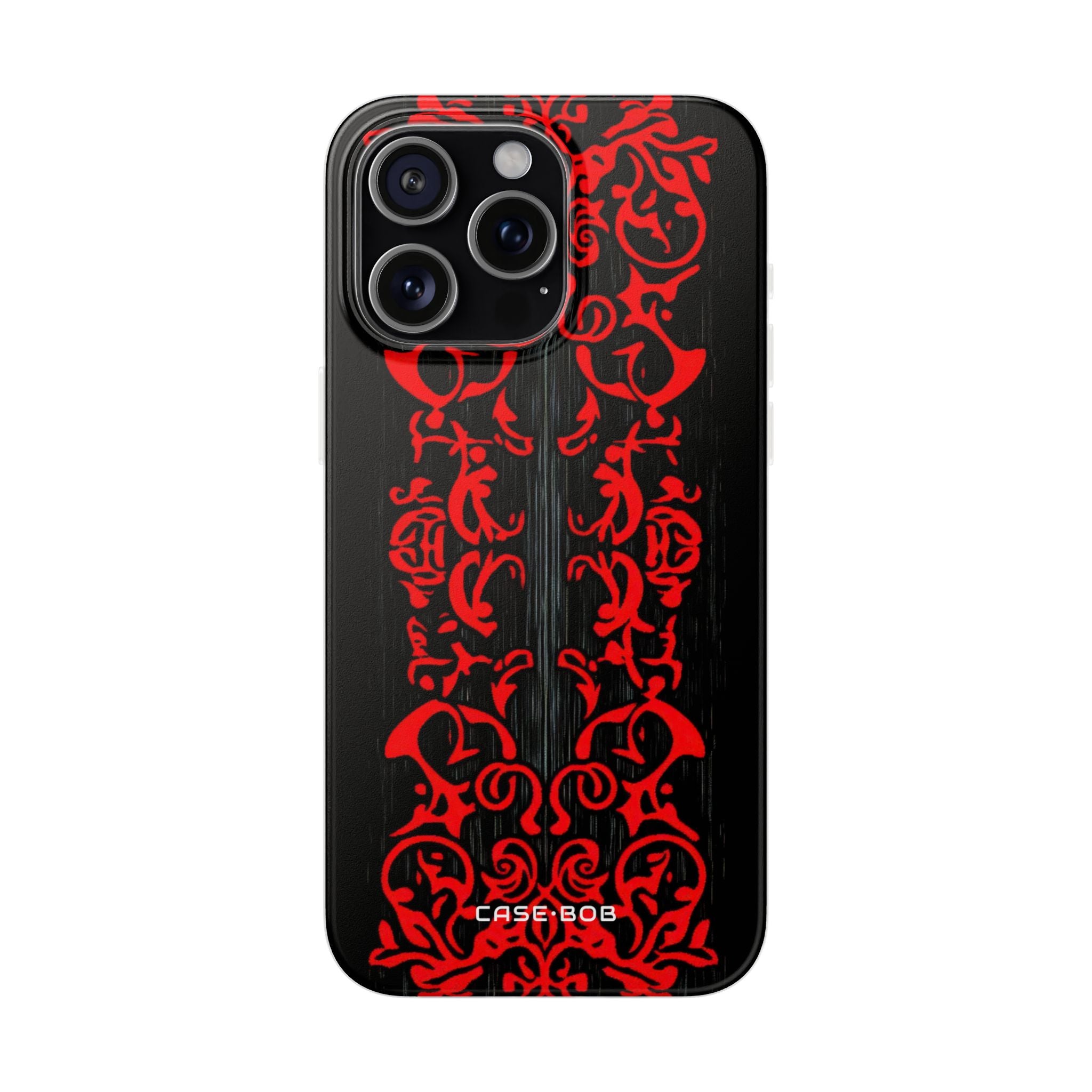 Crimson Spiral iPhone 15 Pro Max Case - Soft
