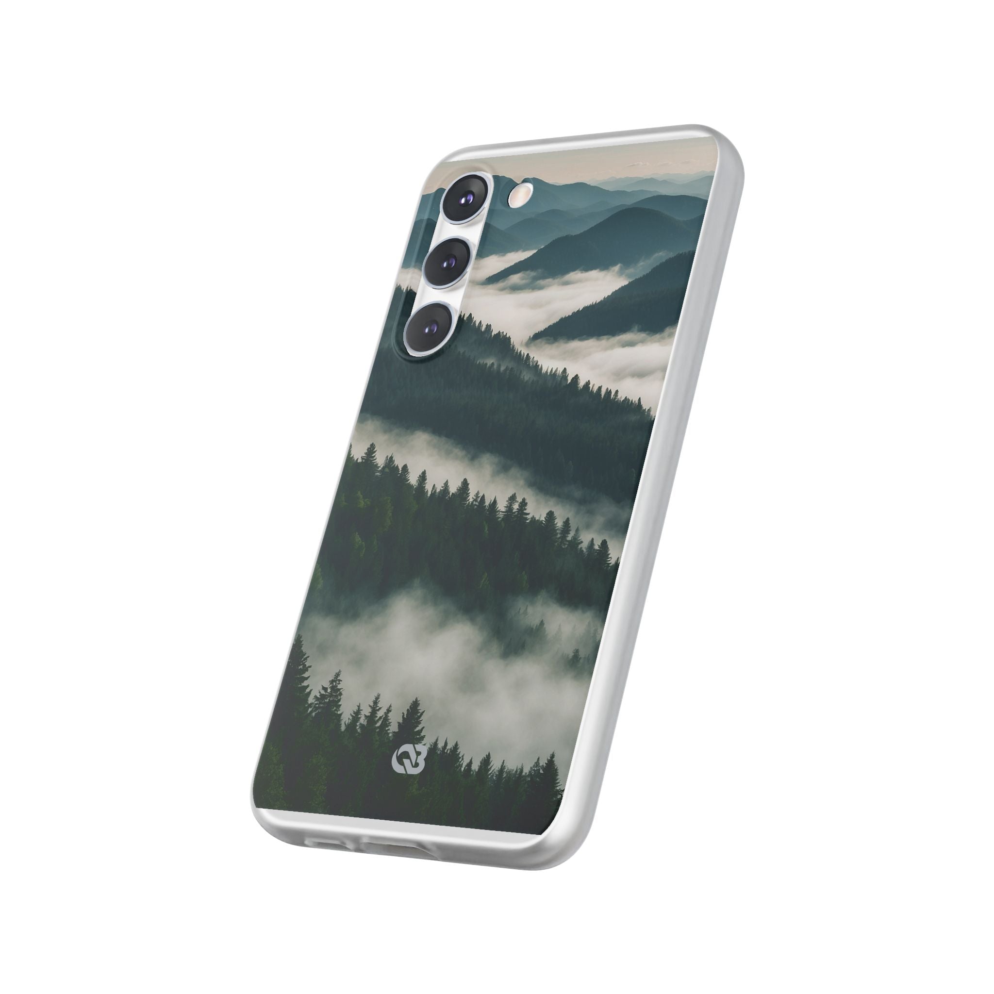 Misty Pine Peaks · Soft Phone Case for Samsung