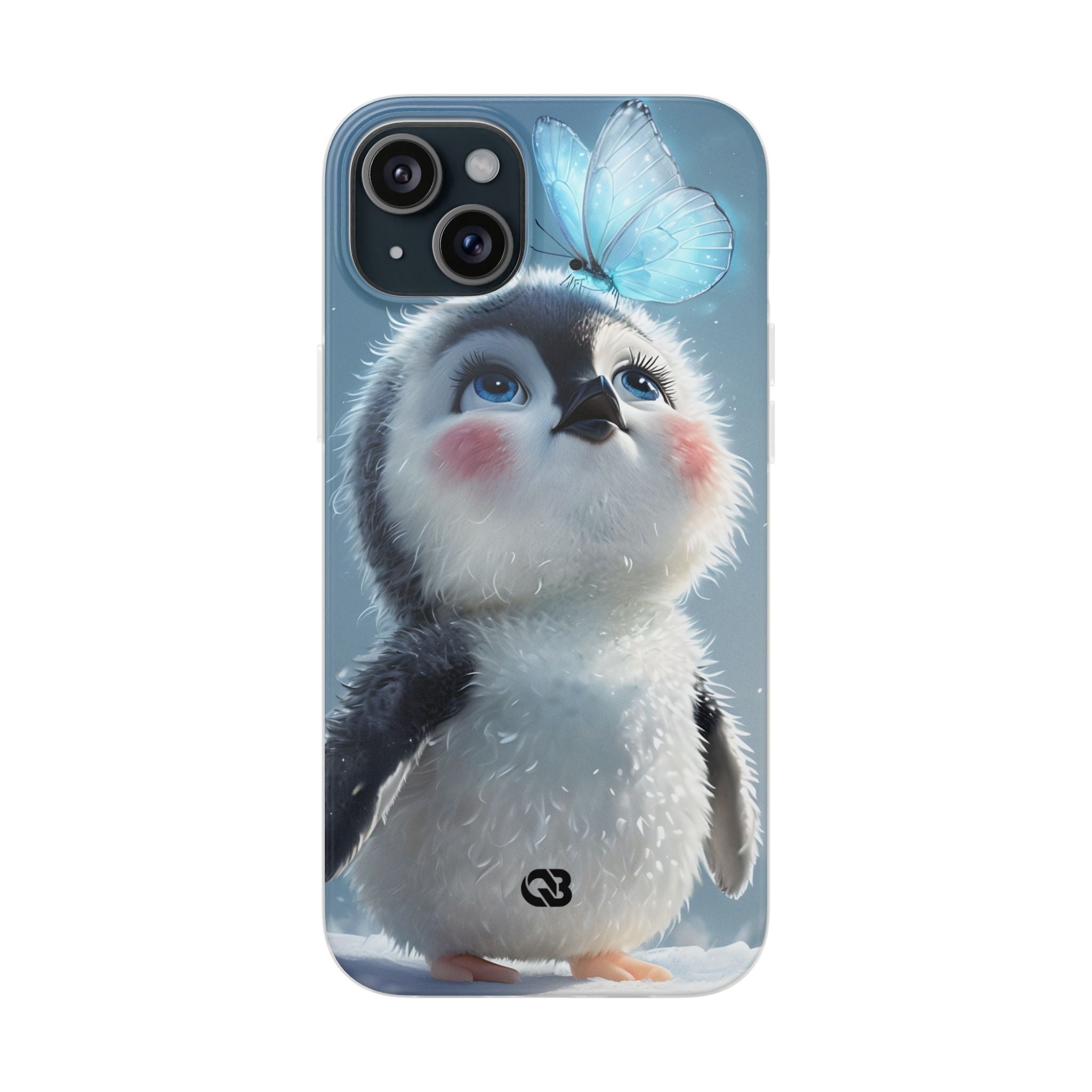 Frosty Penguin Glow · Soft Coque de téléphone pour iPhone