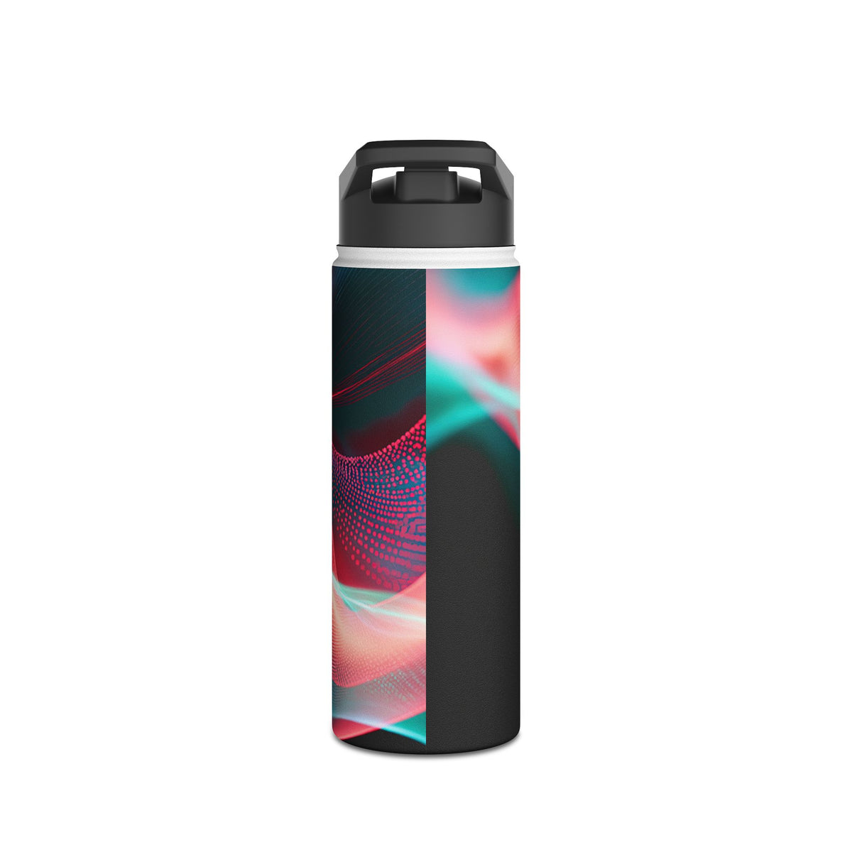 Digital Frequency · Insulated Water Bottle · Black