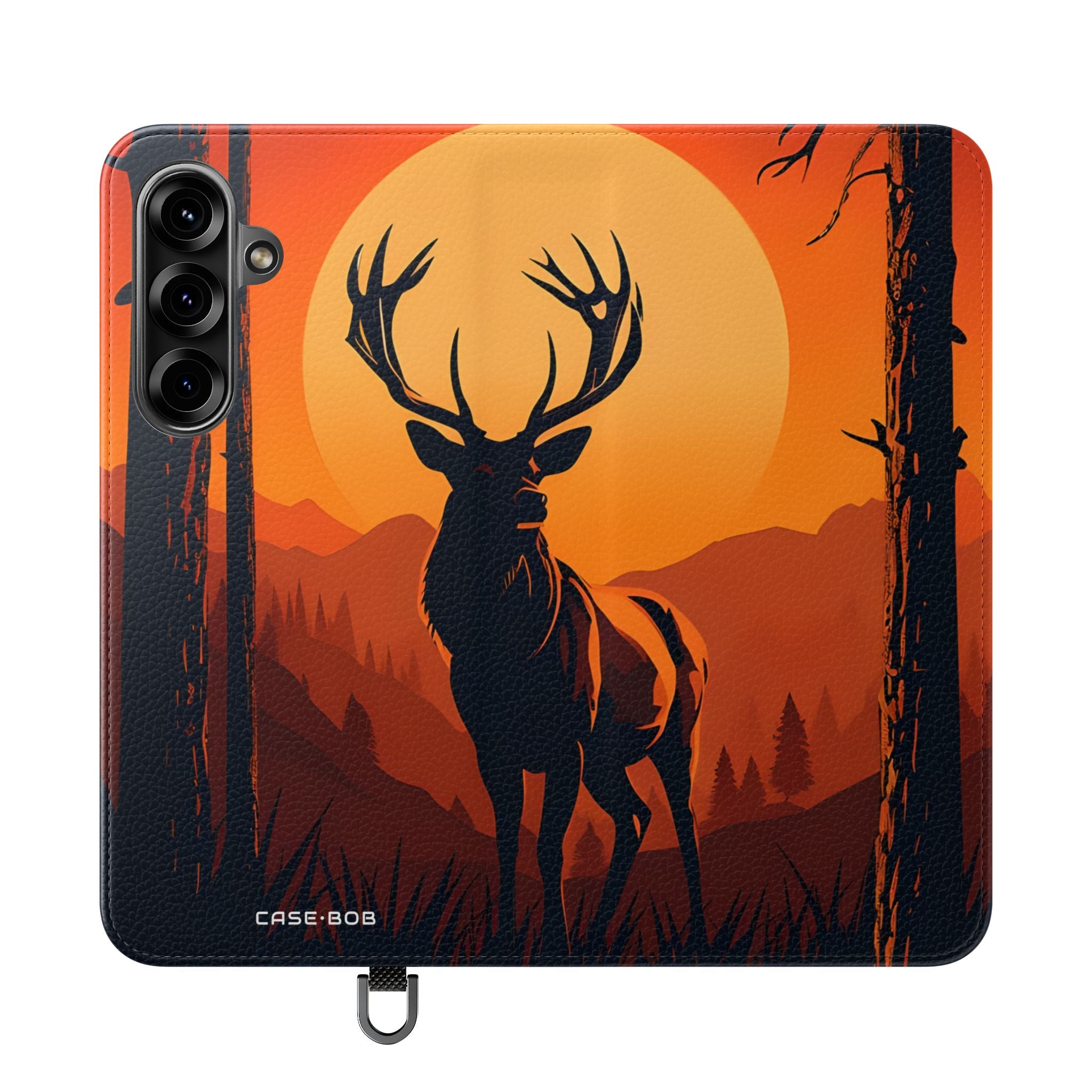 Stag Sunset - Samsung S25+ Case - Lompakko