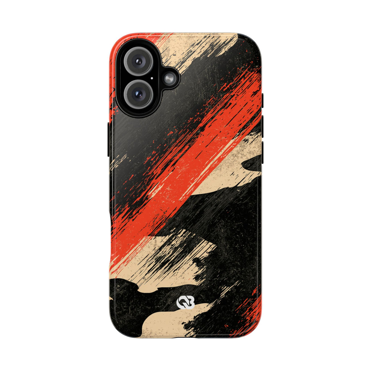 Urban Slash Camo · Tough Phone Case for iPhone · Black