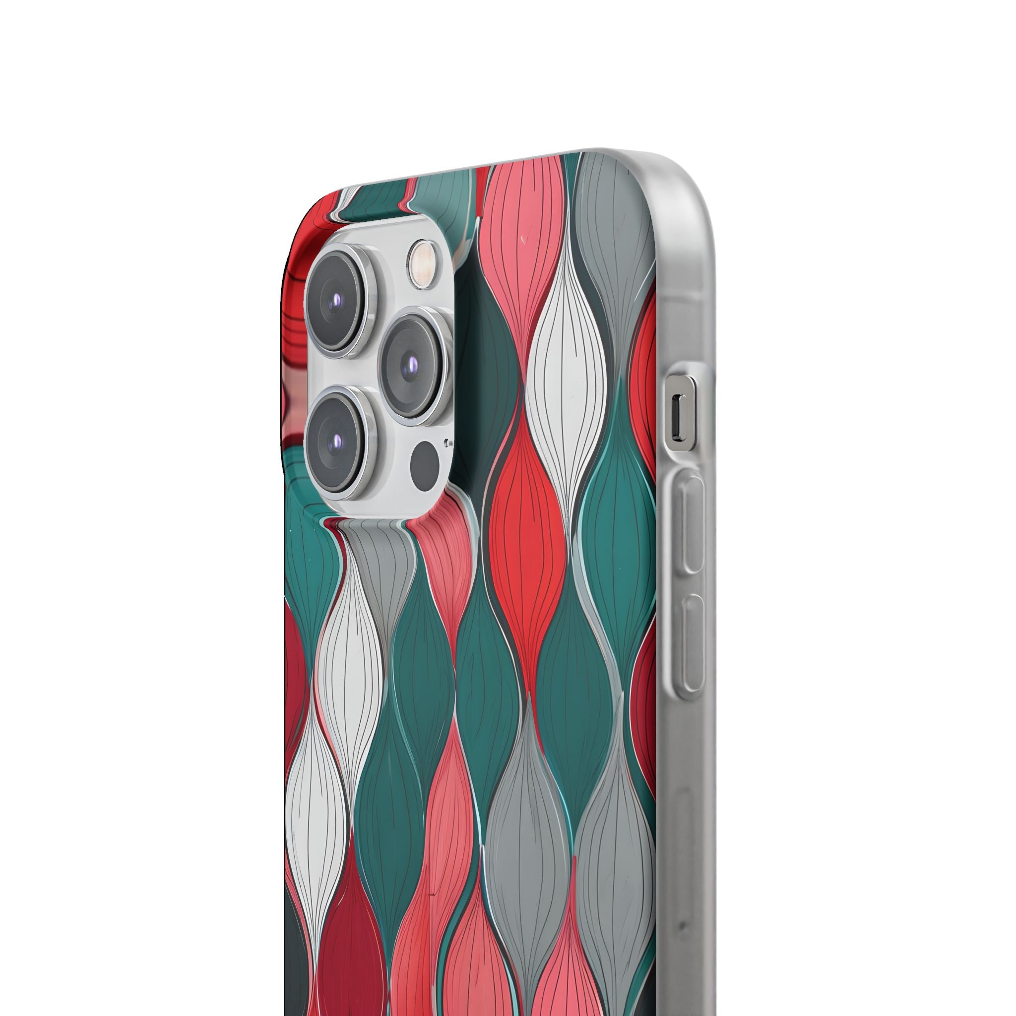 Slate Rose Ripple · Soft Phone Case for iPhone