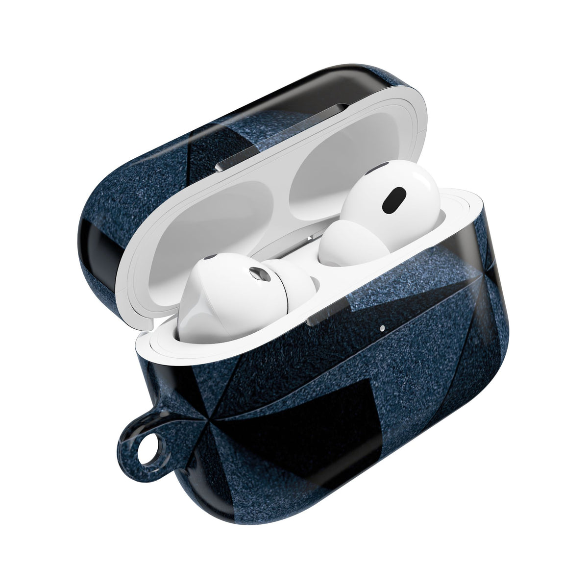 Faceted Slate · Hard Case for AirPods & AirPods Pro · Blue