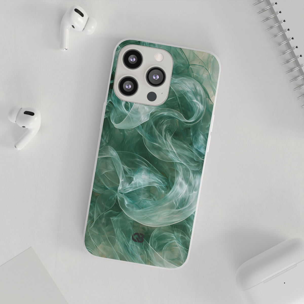 Translucent Aqua Flow · Lite Phone Case for iPhone · Teal