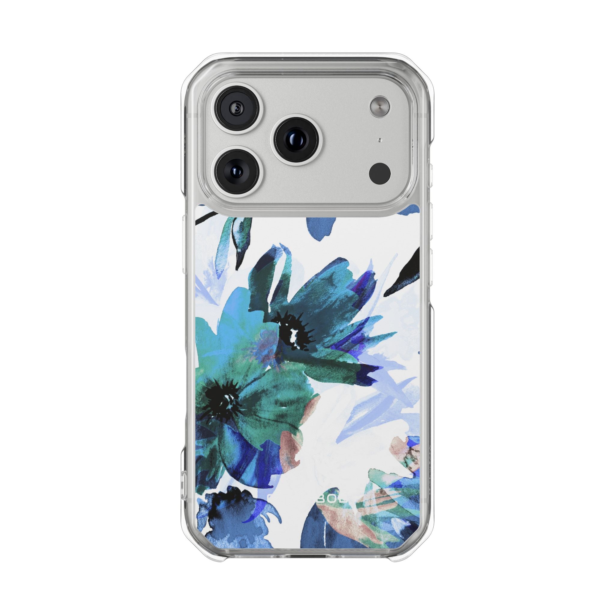 Blue Blossom iPhone 17 Pro Case - Impact