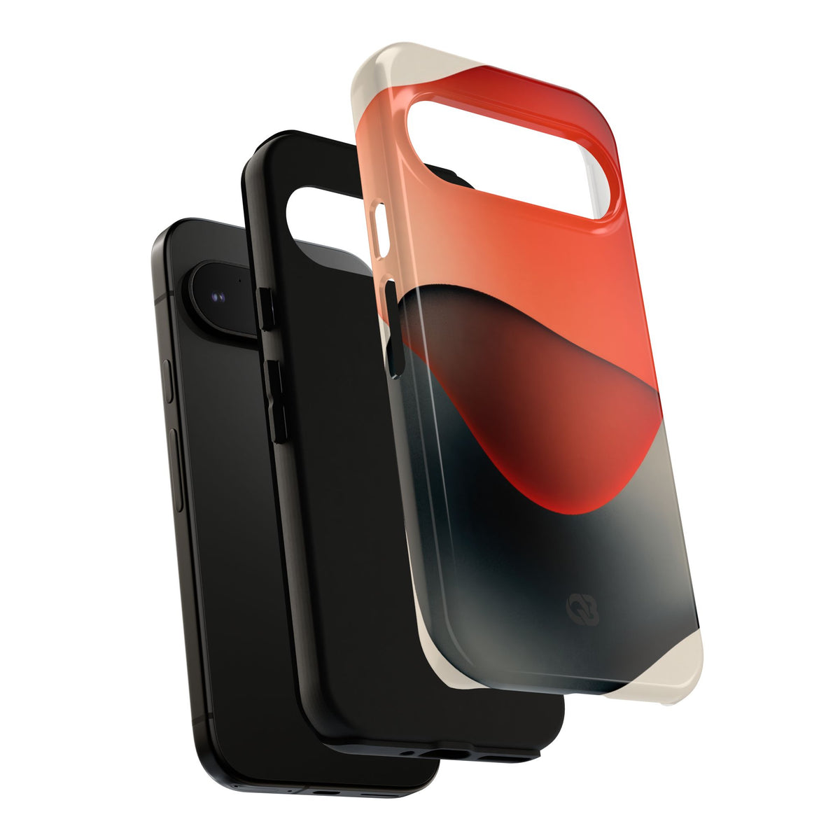 Translucent Crimson Form · Tough Phone Case for Pixel · Red