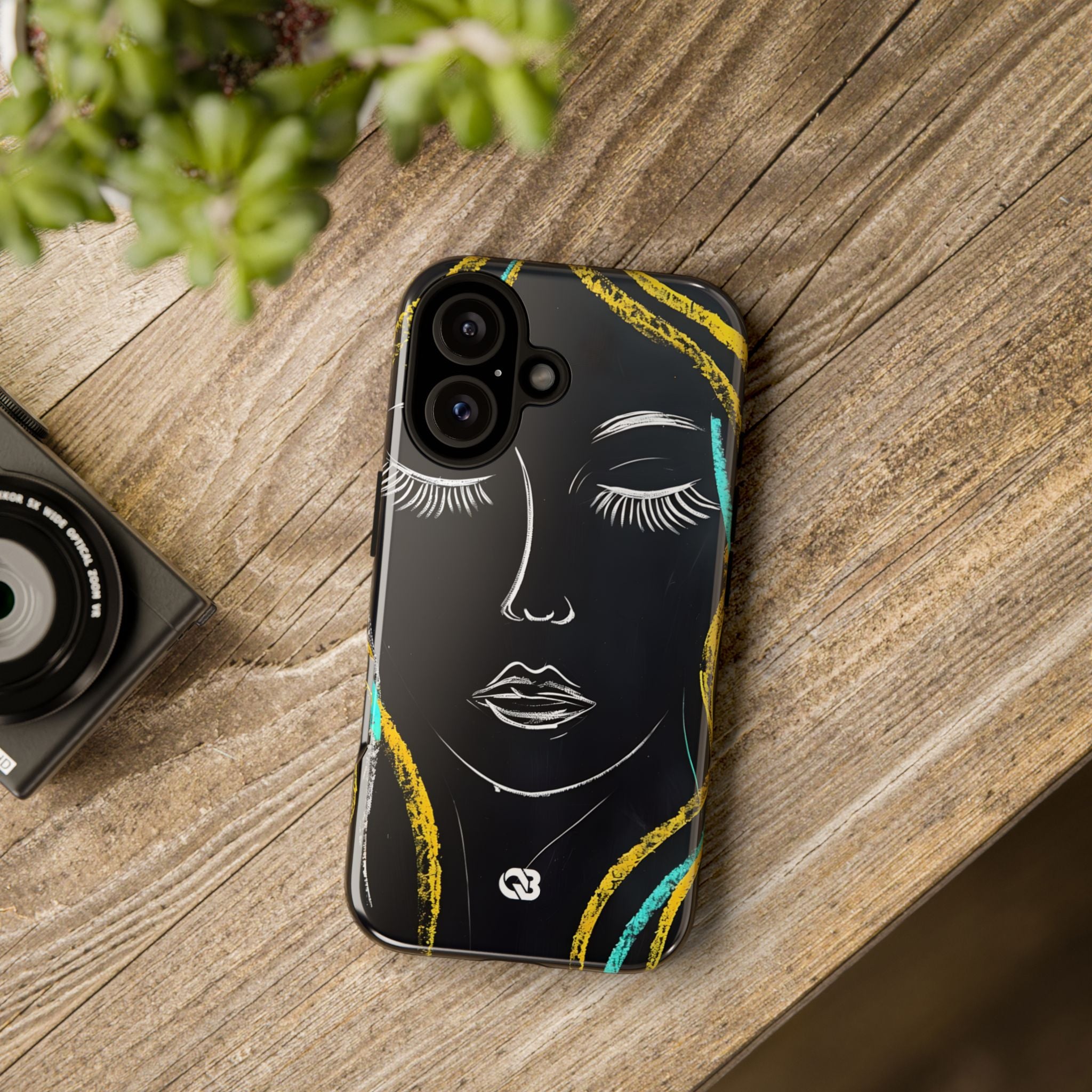 Obsidian Chalk Portrait · Tough