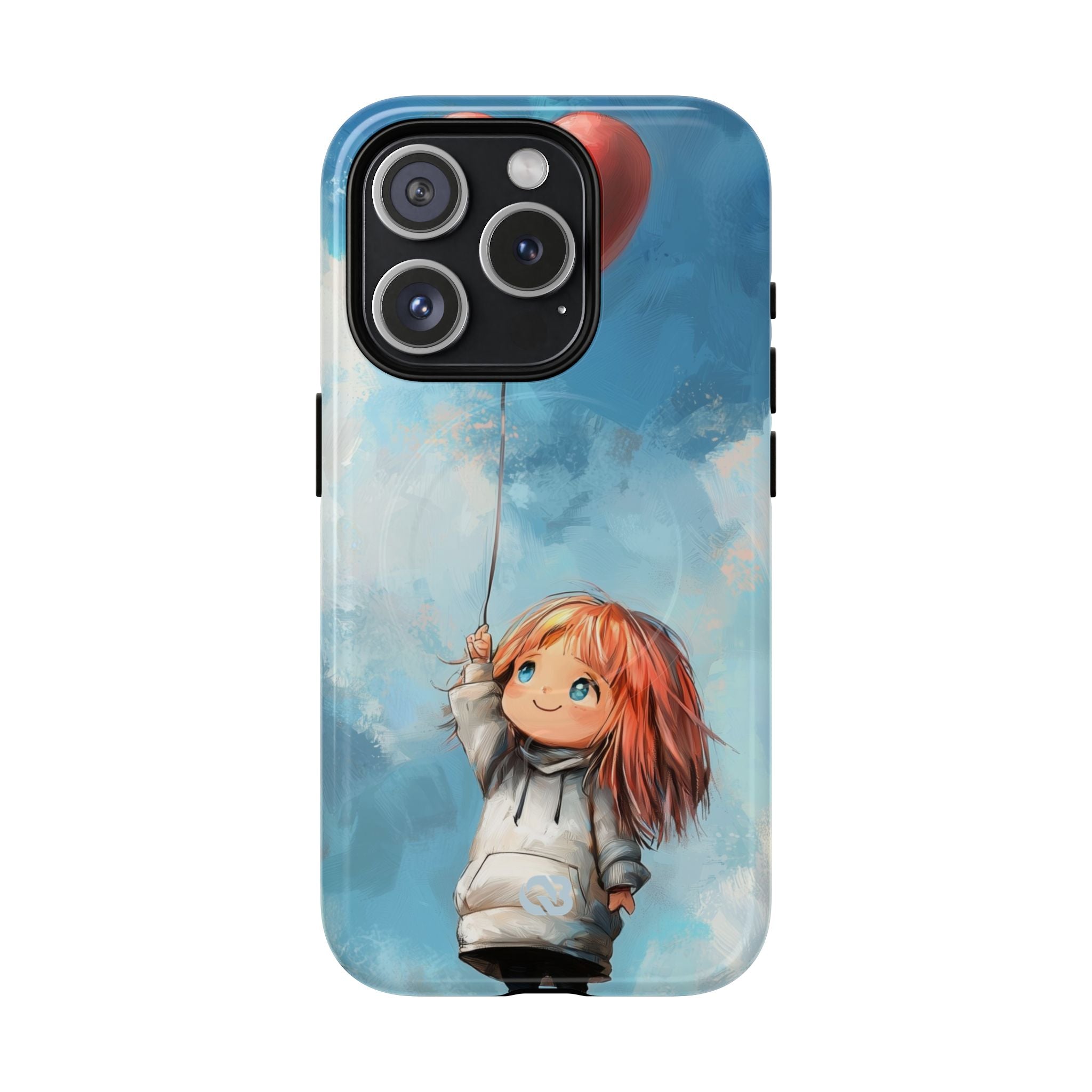 Crimson Heart Sky · Tough+ Coque de téléphone pour iPhone · Magsafe