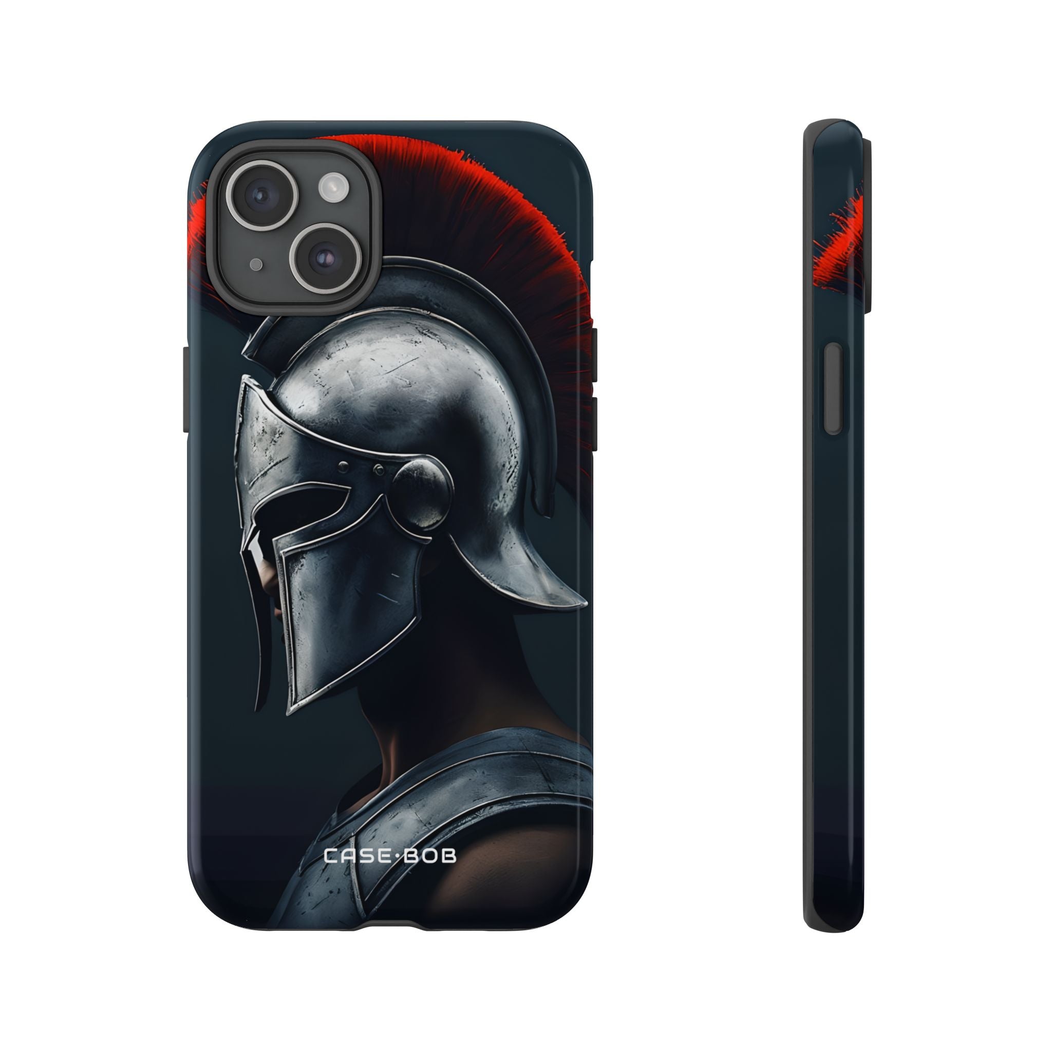 Sølv Centurion iPhone 15 Plus Cover - Tough