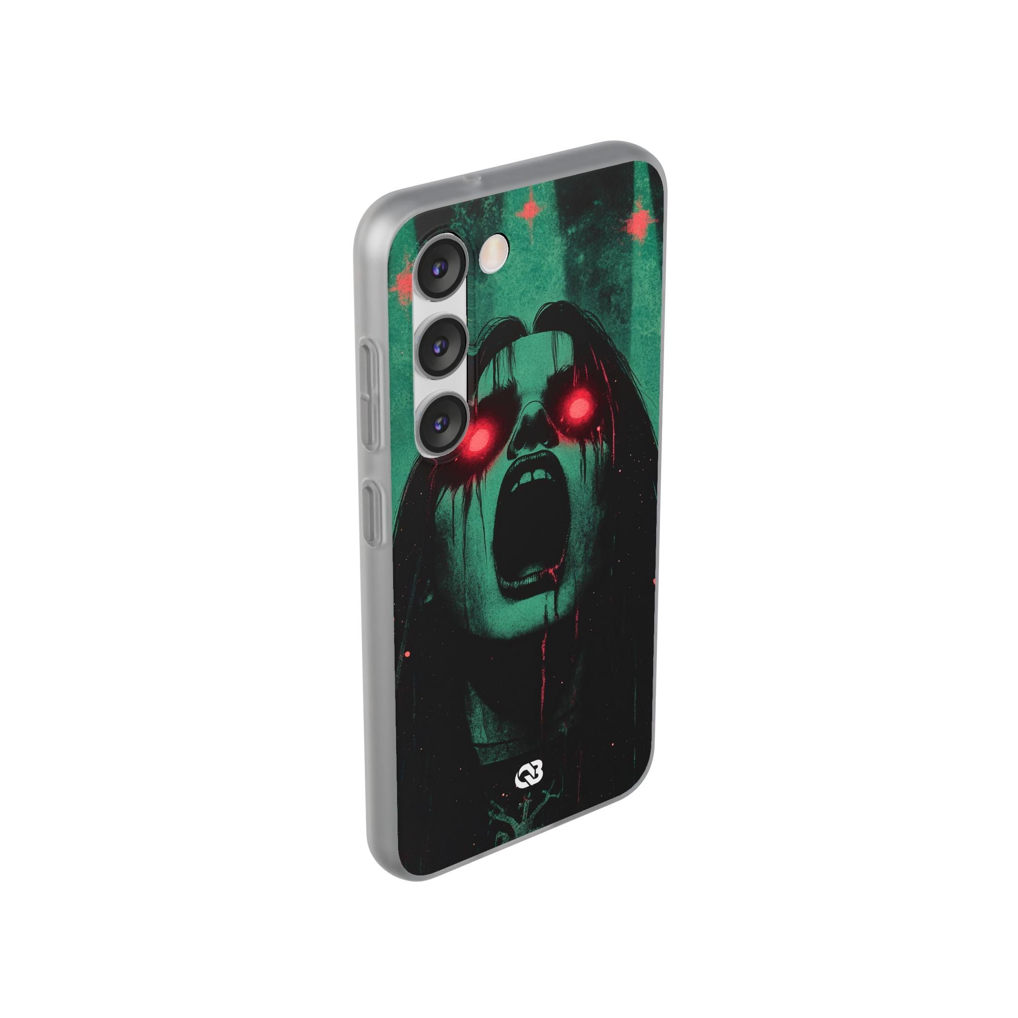 Crimson Emerald Scream · Soft Phone Case for Samsung
