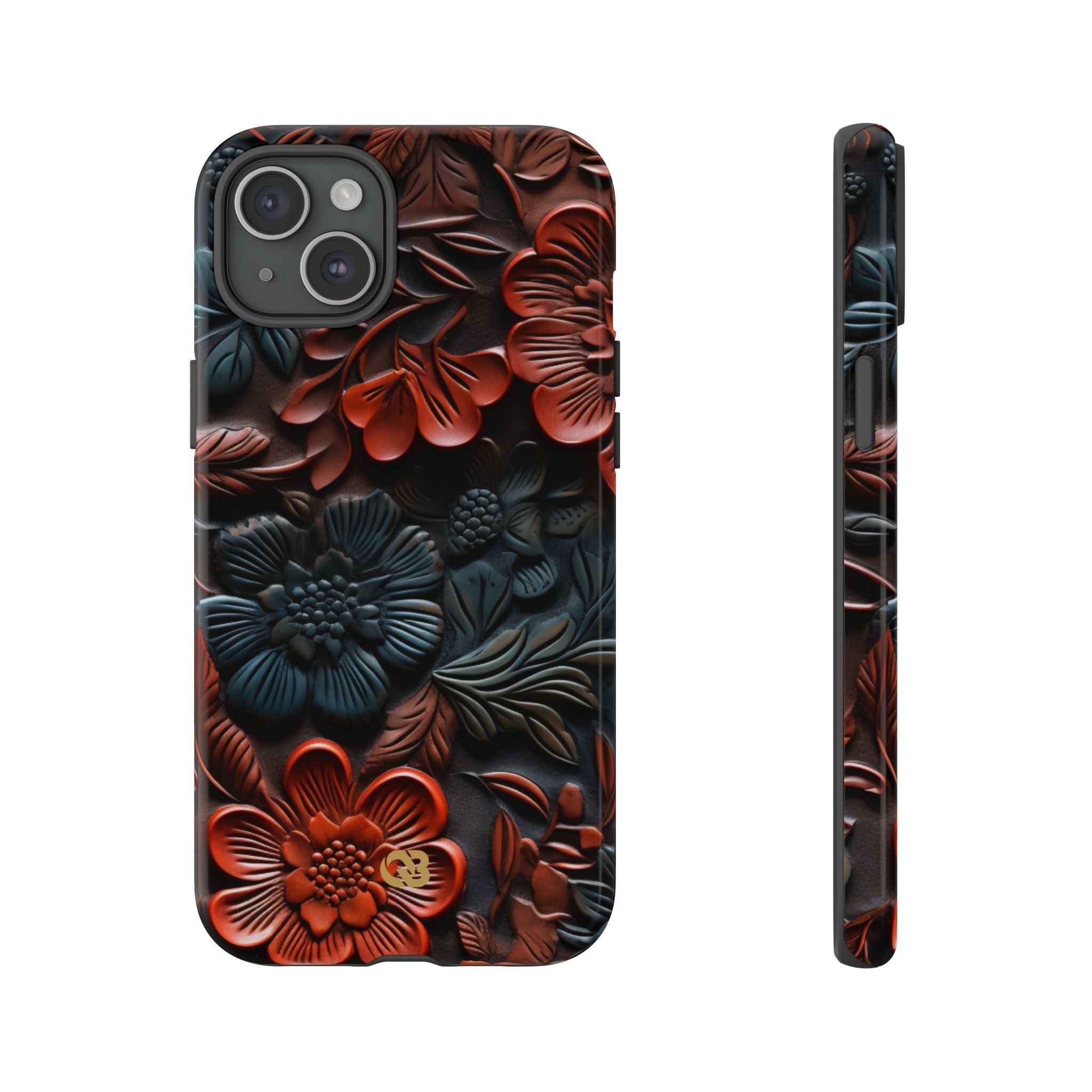 Carved Earth Bloom · Tough Coque de téléphone pour iPhone