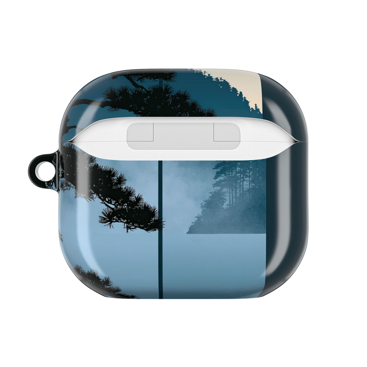 Misty Pine Horizon · Hard Case for AirPods & AirPods Pro · Teal
