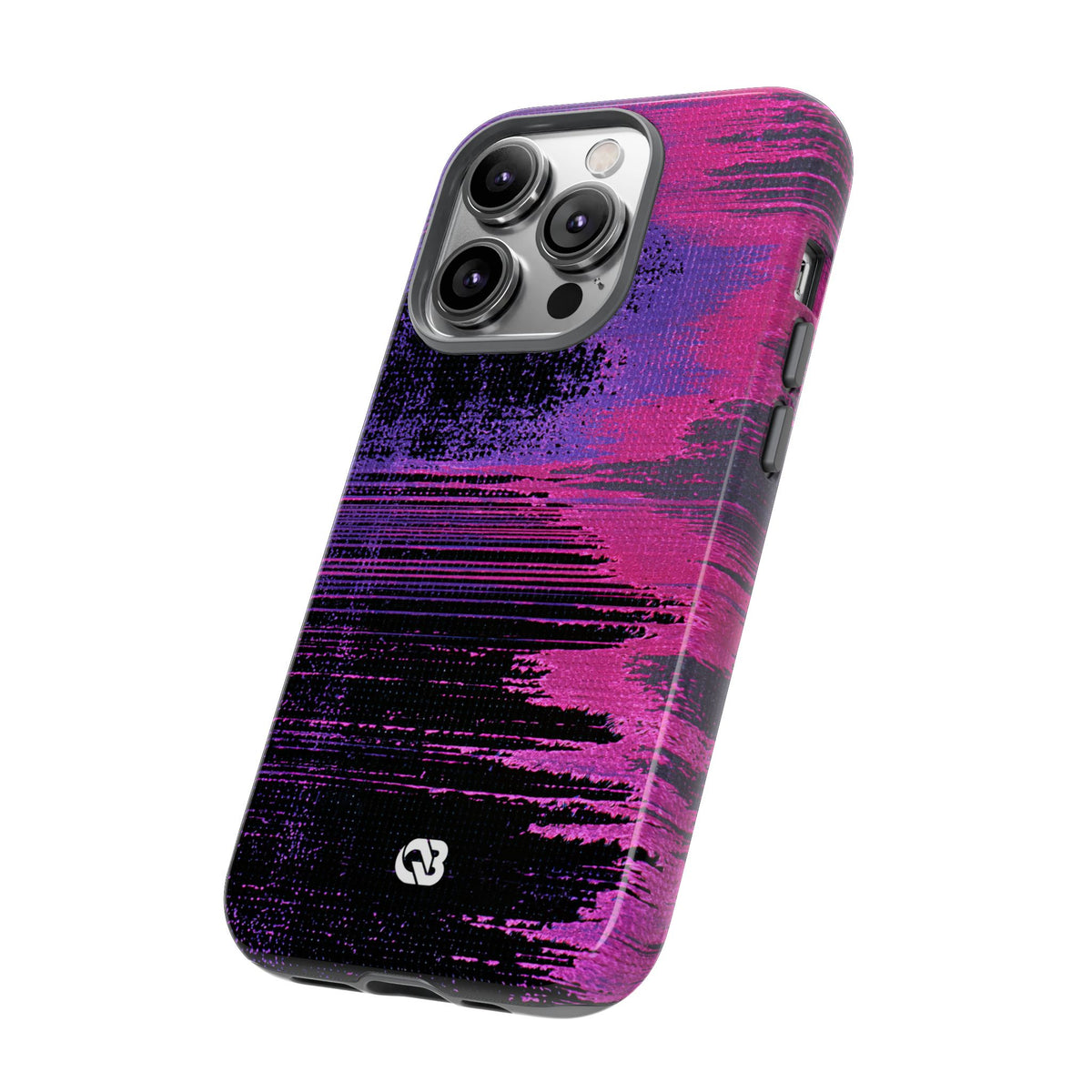 Neon Signal Shift · Tough Phone Case for iPhone · Purple