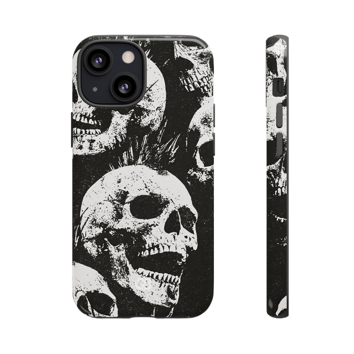 Punk Skull Riot · Tough Phone Case for iPhone · Black