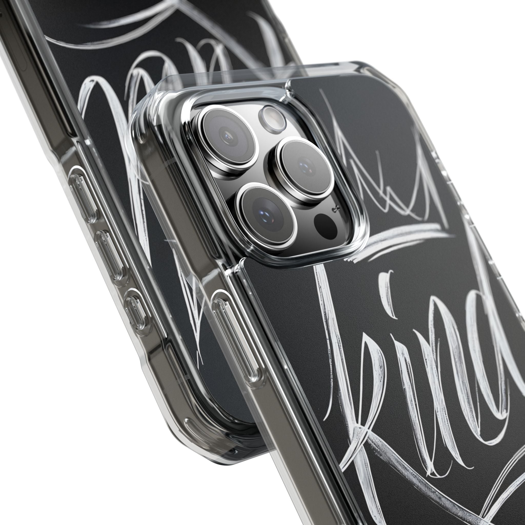 Noir Crown Script · Impact Phone Case for iPhone · Magsafe