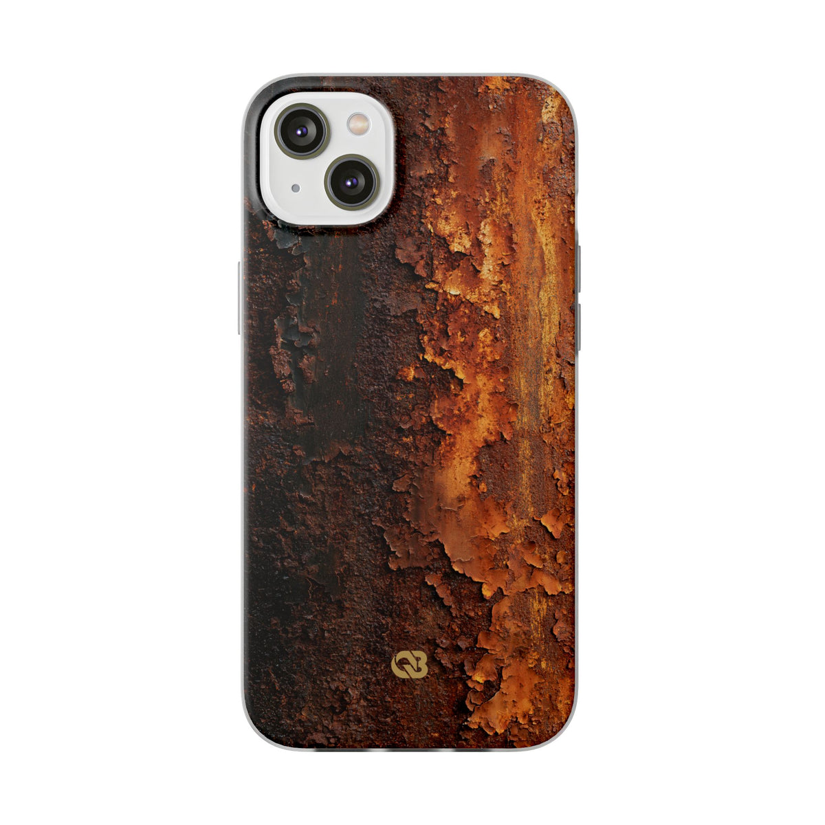 Orange Lite Phone Case for iPhone - Oxidized Iron Crust