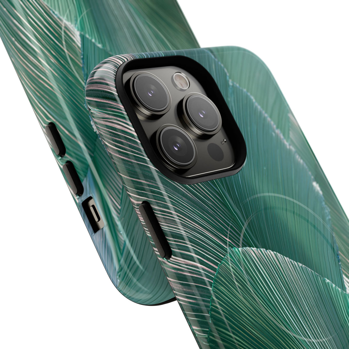 Translucent Fan Palm · Tough 2.0 Magnetic Phone Case for iPhone · Teal