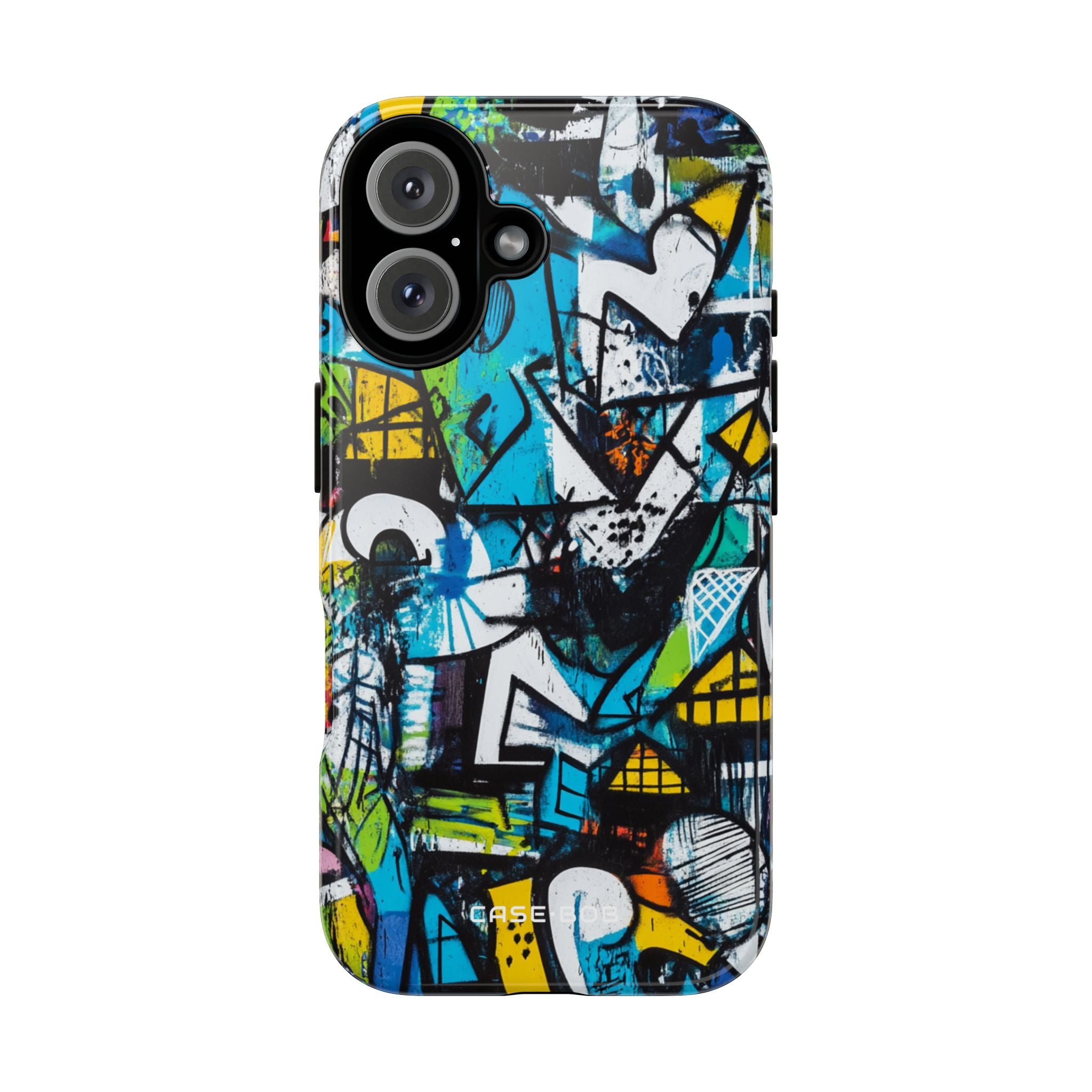 White Ripple Drift iPhone 16 Case - Tough - CASE•BOB