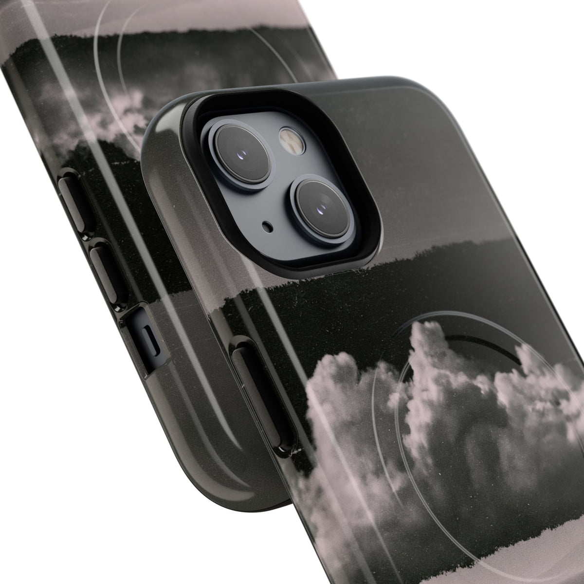 Crimson Horizon · Tough 2.0 Magnetic Phone Case for iPhone · Black