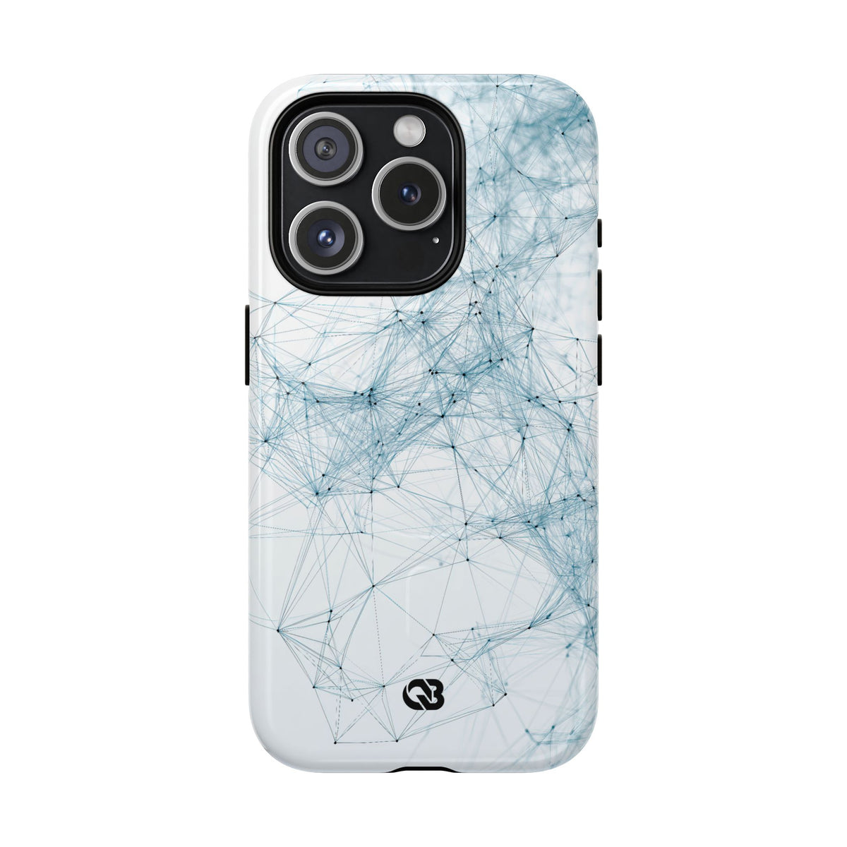 Neural Lattice · Tough 2.0 Magnetic Phone Case for iPhone · White