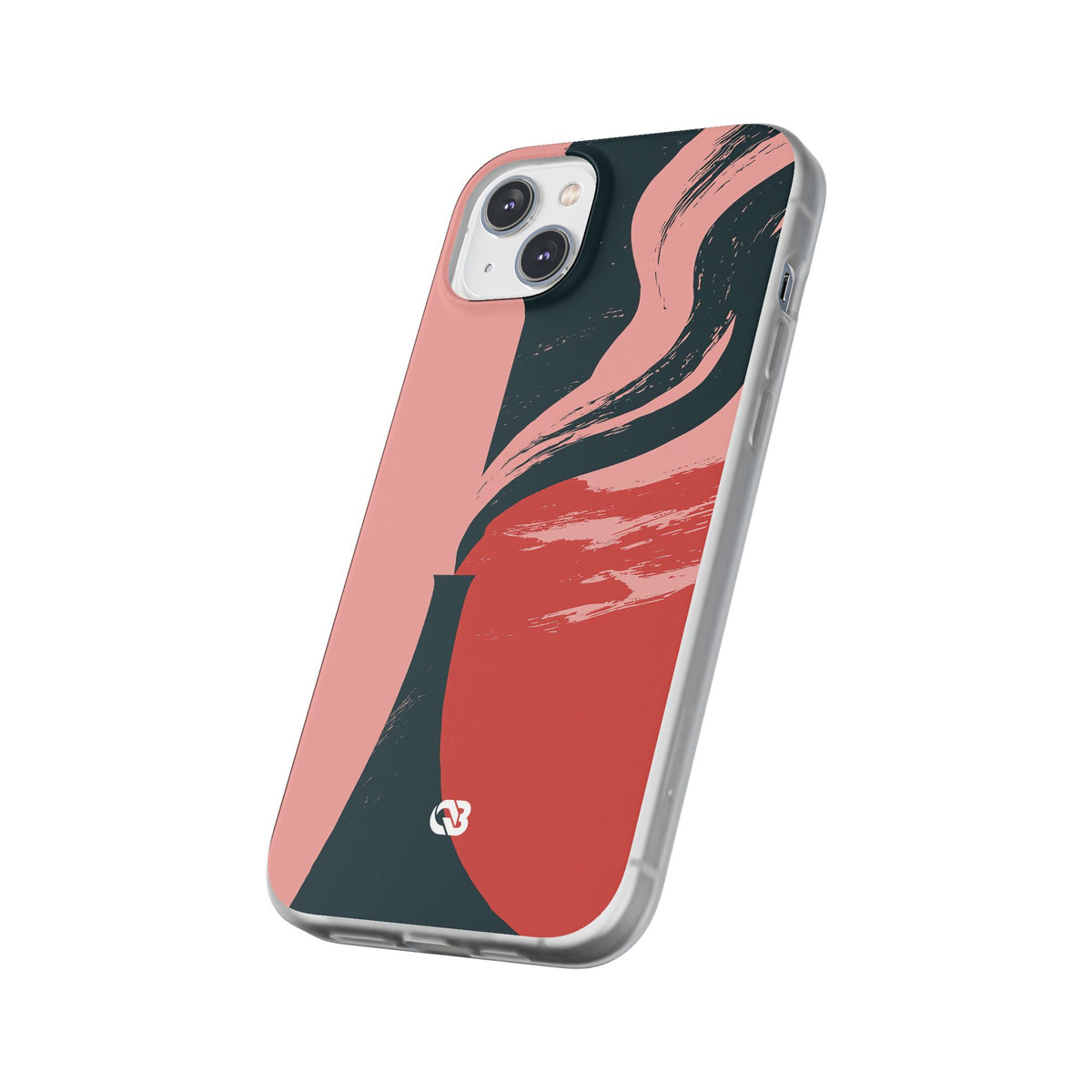 Pink Lite Phone Case for iPhone - Cinder Rose Plume