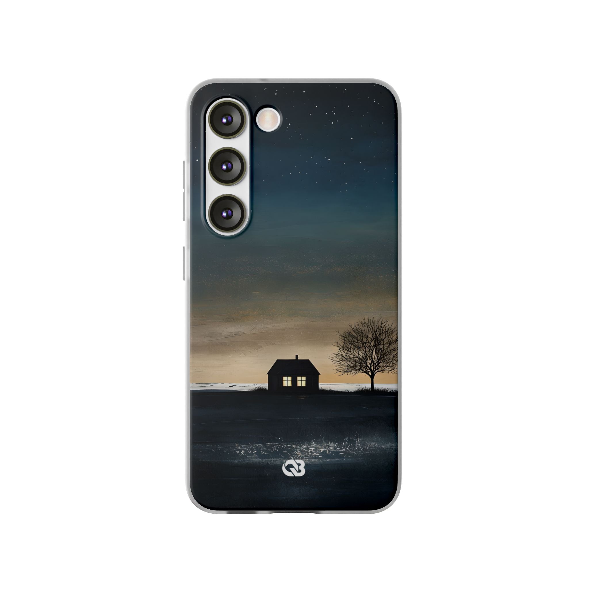 Midnight Cabin Glow · Soft Phone Case for Samsung