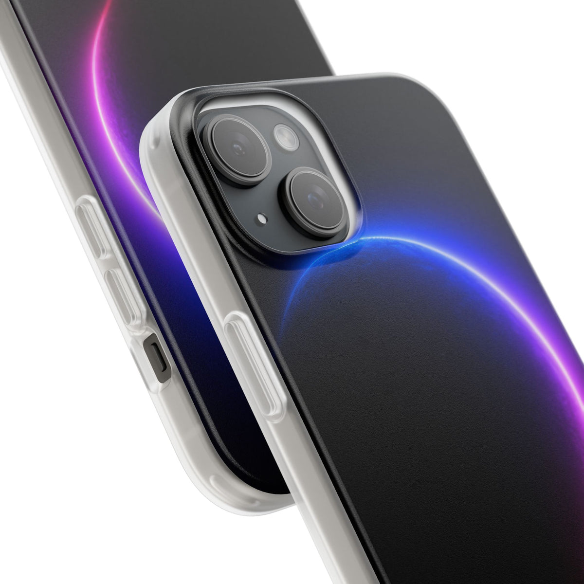 Luminous Eclipse · Lite Phone Case for iPhone · Black