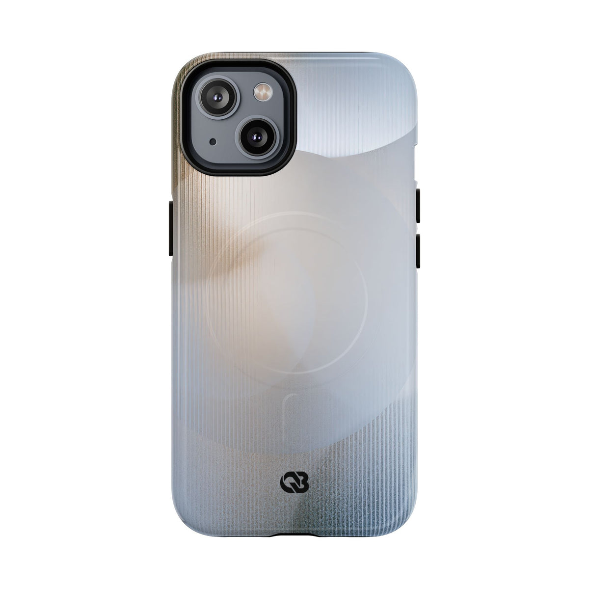 White Tough 2.0 Magsafe Phone Case for iPhone - Frosted Ribbed Sphere