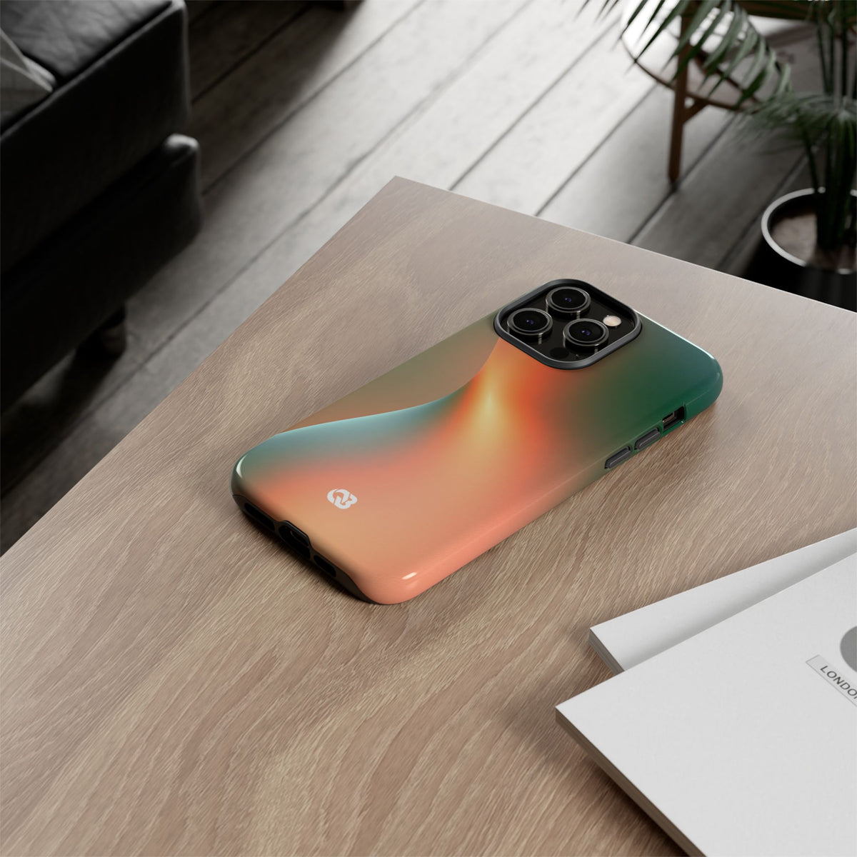 Radiant Contour · Tough Phone Case for iPhone · Orange