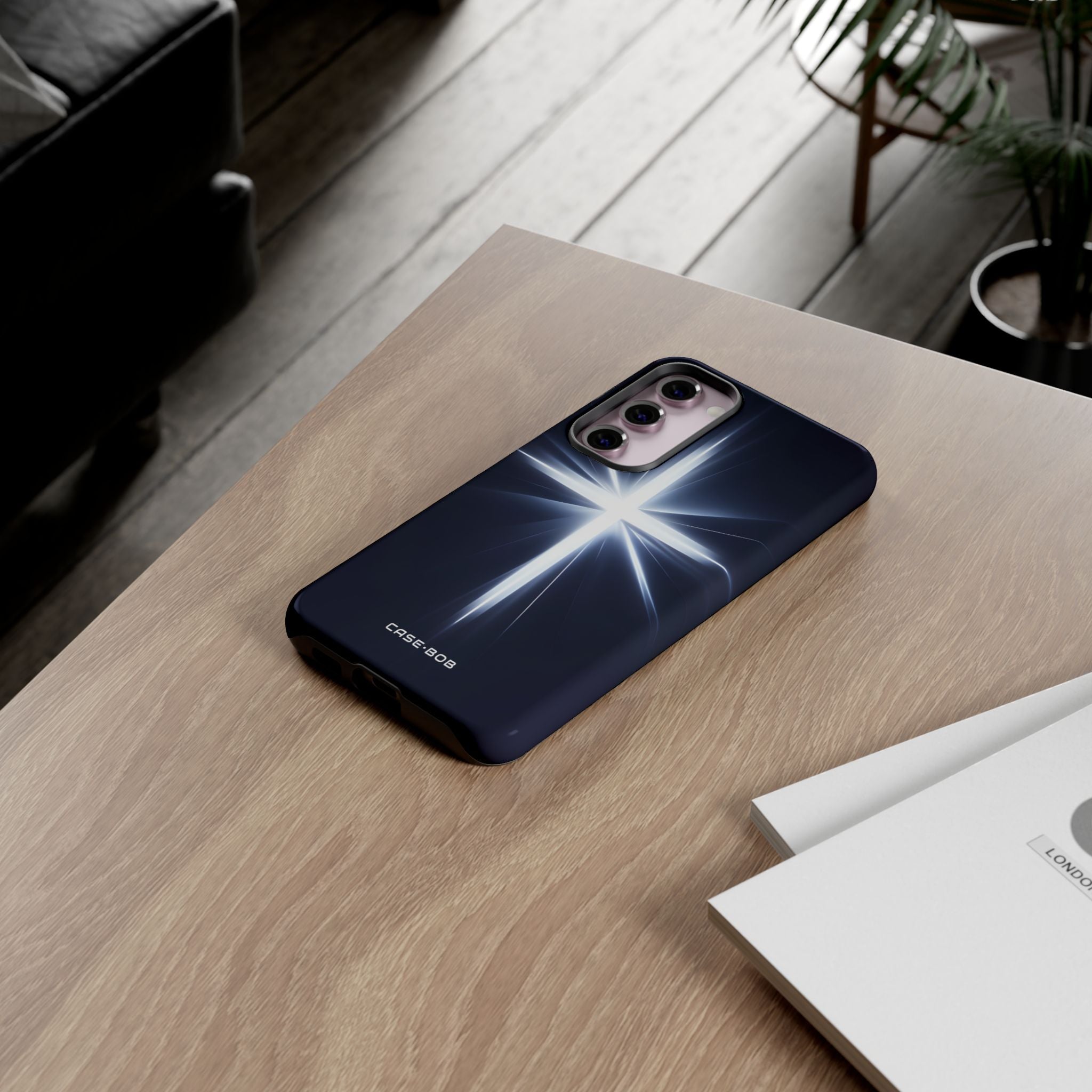 Glowing Crossburst Samsung S23 Plus Case - Tough